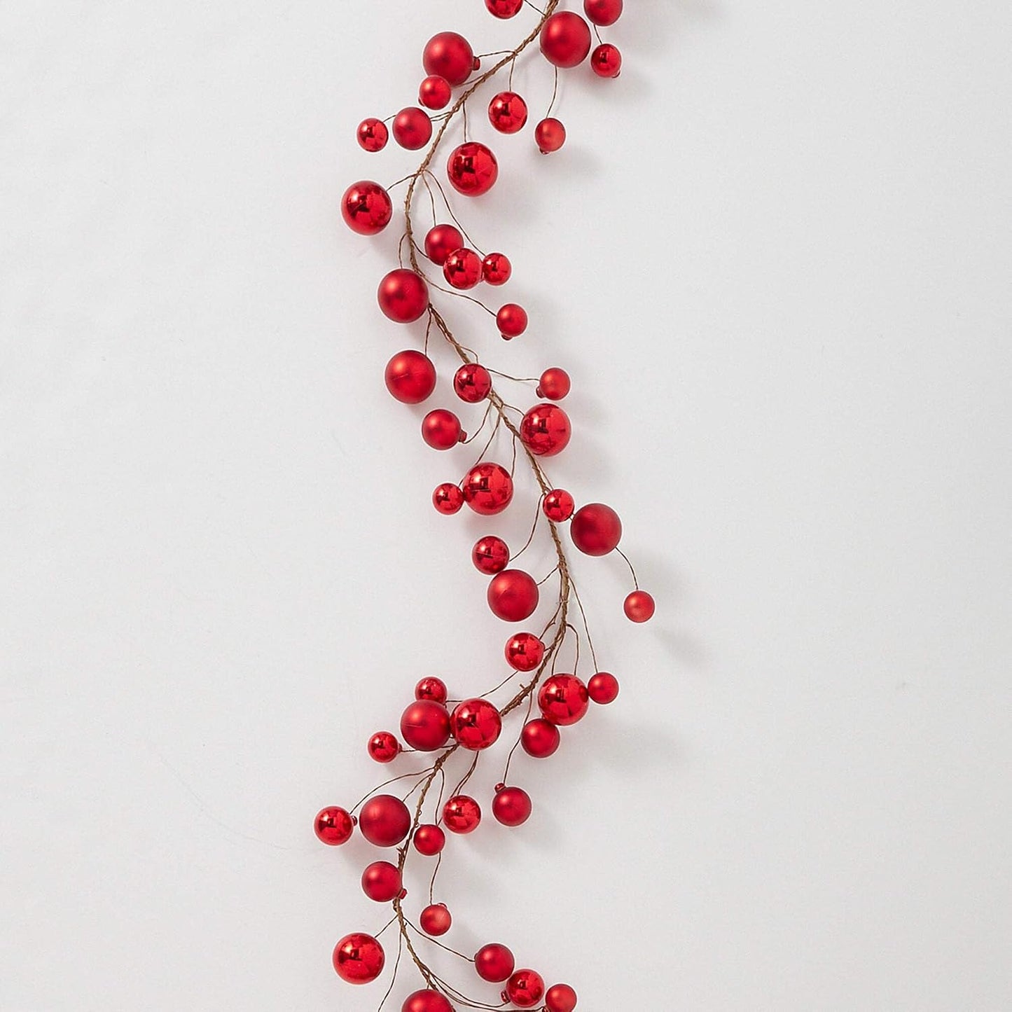 RAZ Imports - 4 Foot Multicolored Ball Christmas Garland