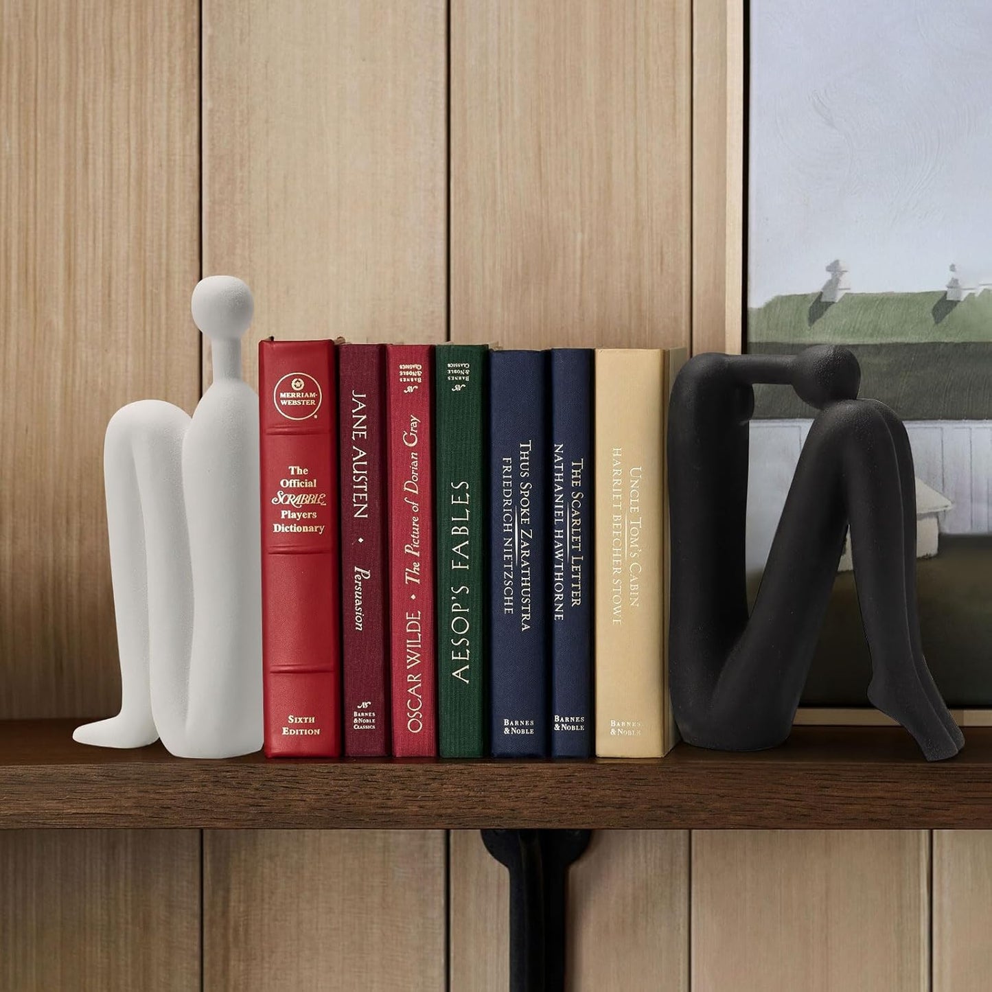 Book Ends Decorative / Heavy Duty Book Holder and Book Stopper