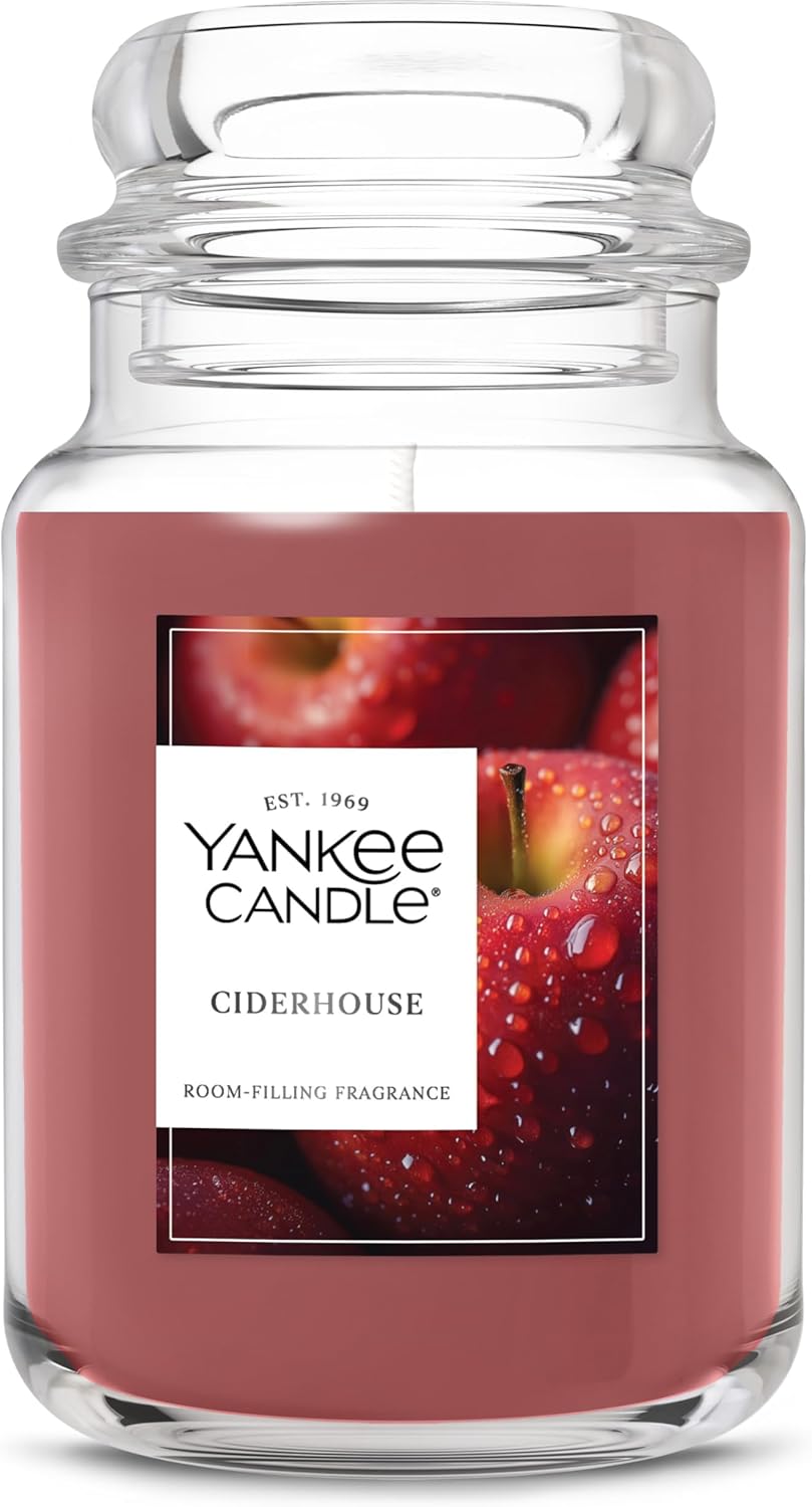 Yankee Candle Ciderhouse Scented Candle, 22oz Large Jar