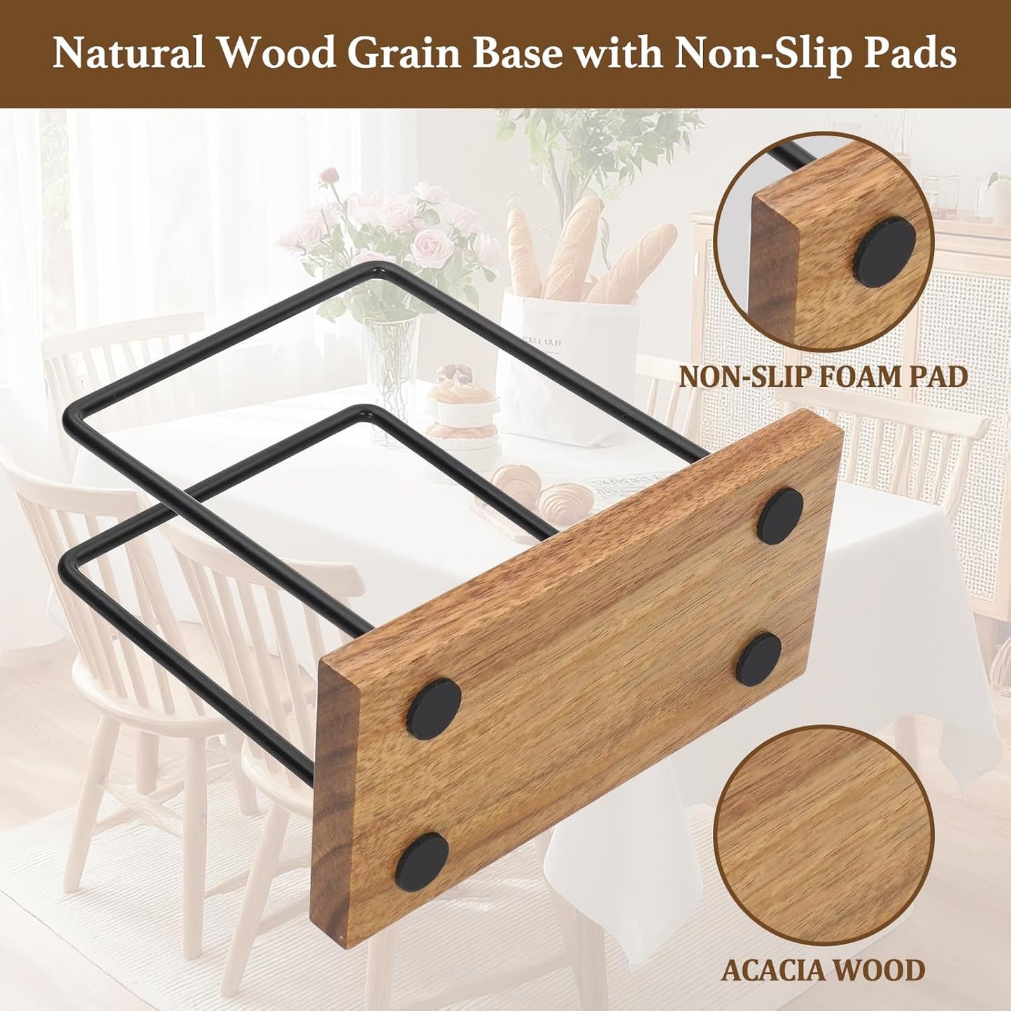 Wooden Napkin Holder / Wood Napkin Holders for Paper Napkins
