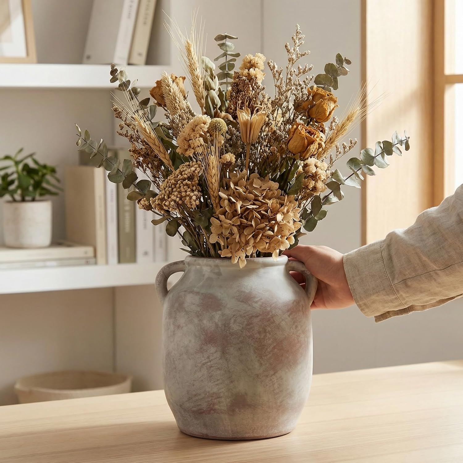 Ceramic Flower Vase / 7.3inch
