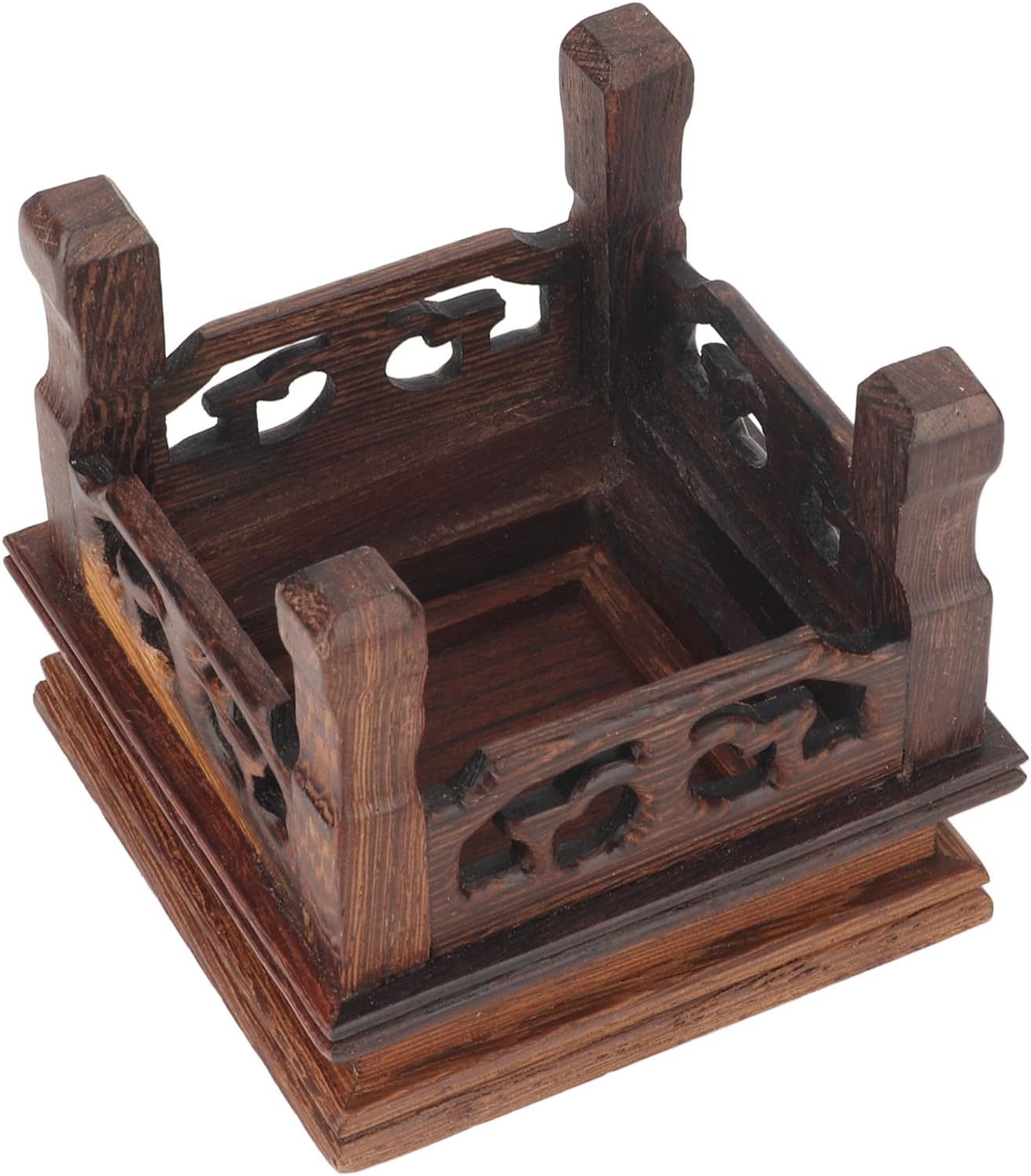 Mini Wood Pedestal Stand