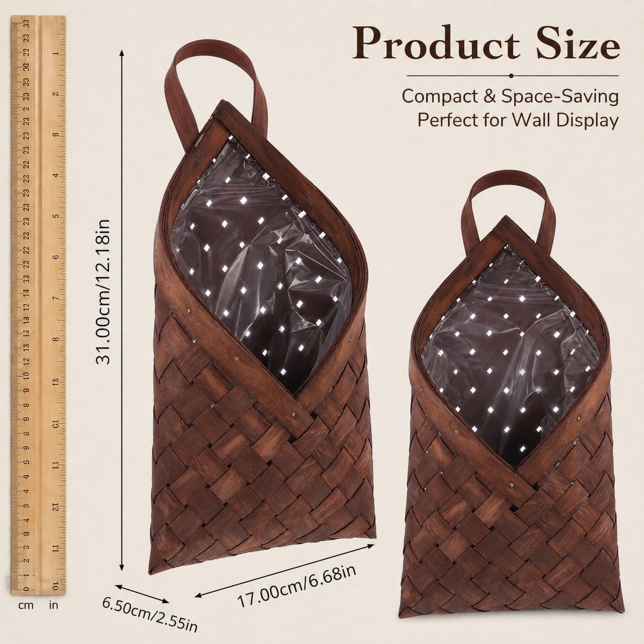 Wall Hanging Woven Basket
