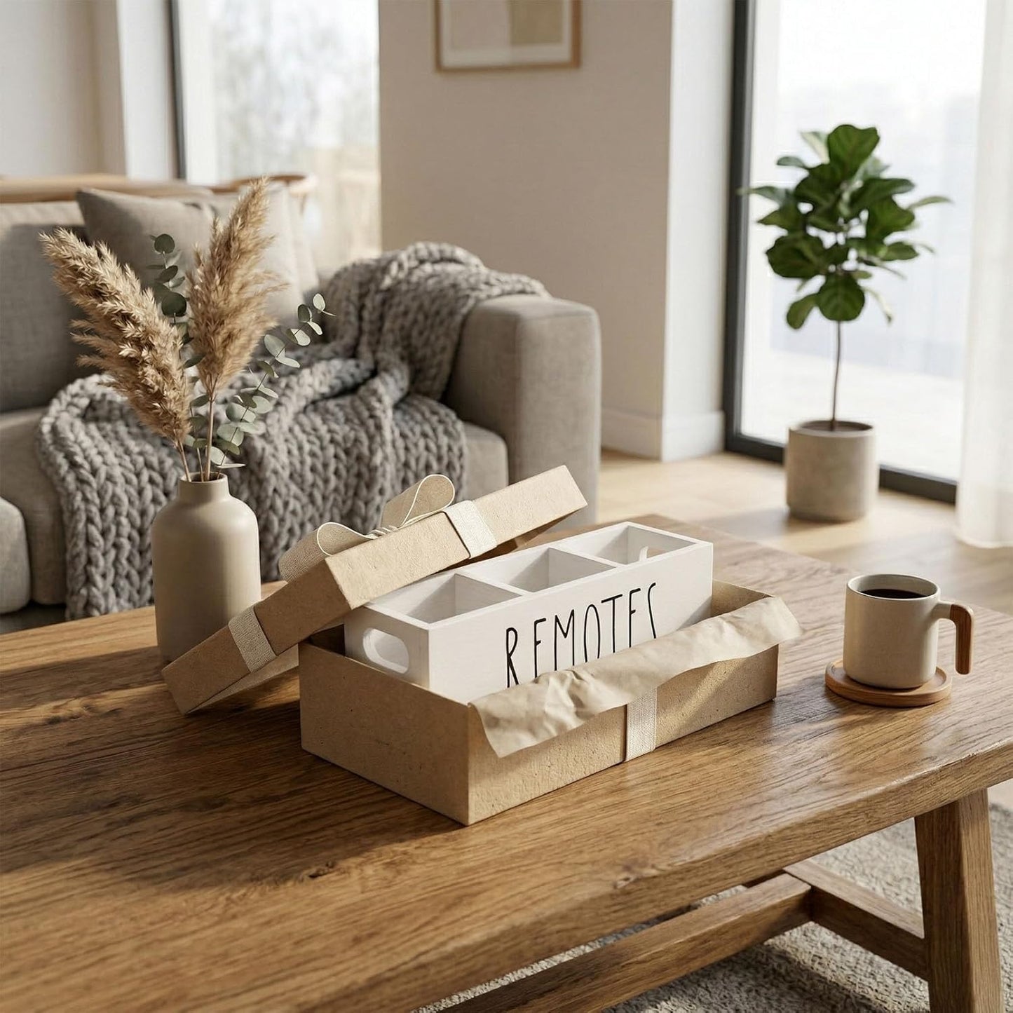 Remote Control Holder / White