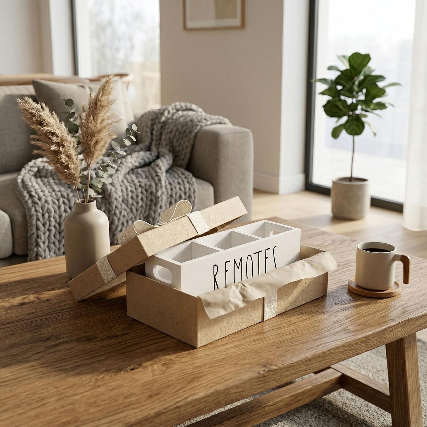Remote Control Holder / White