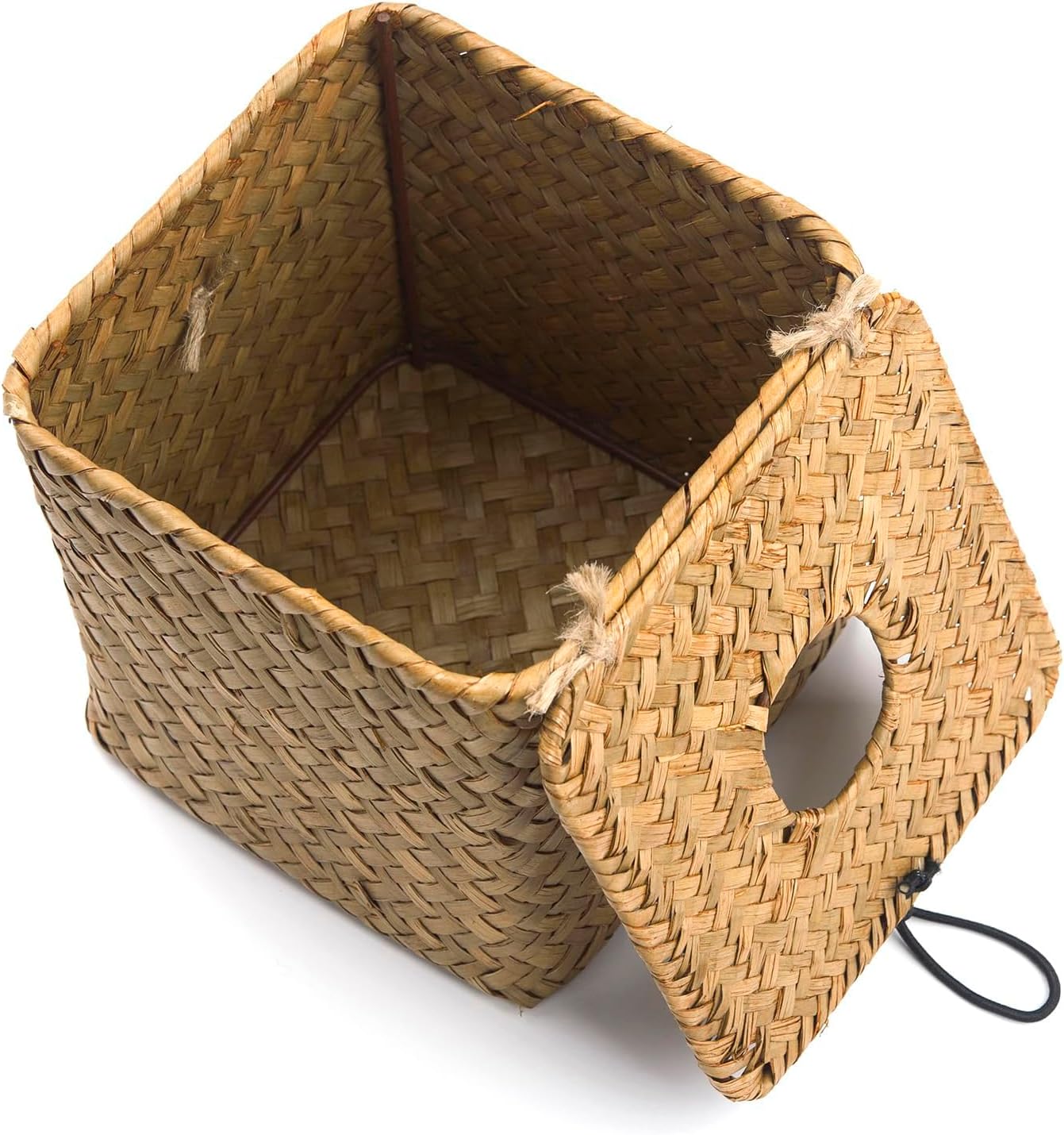 Seagrass Tissue Box Holder / Natural