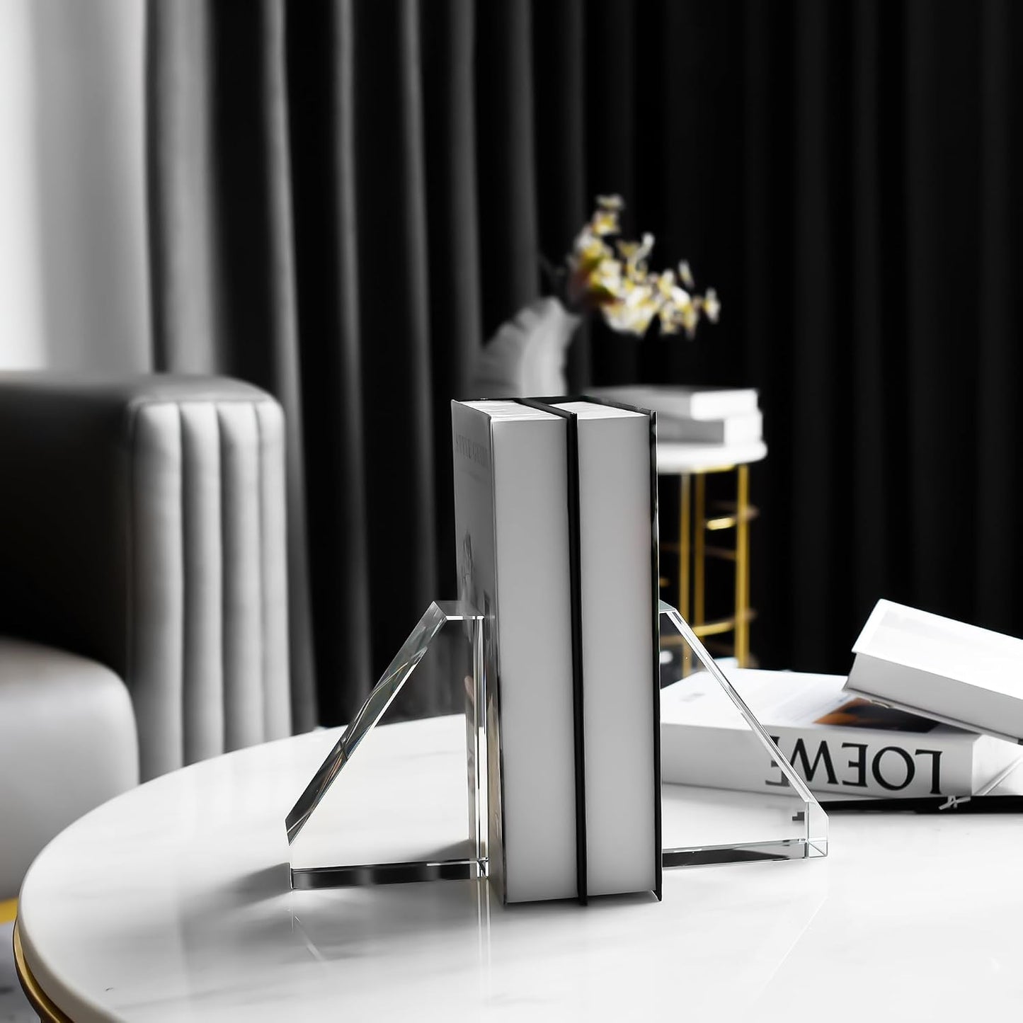 Modern Book Holders Stopper / Set of 2
