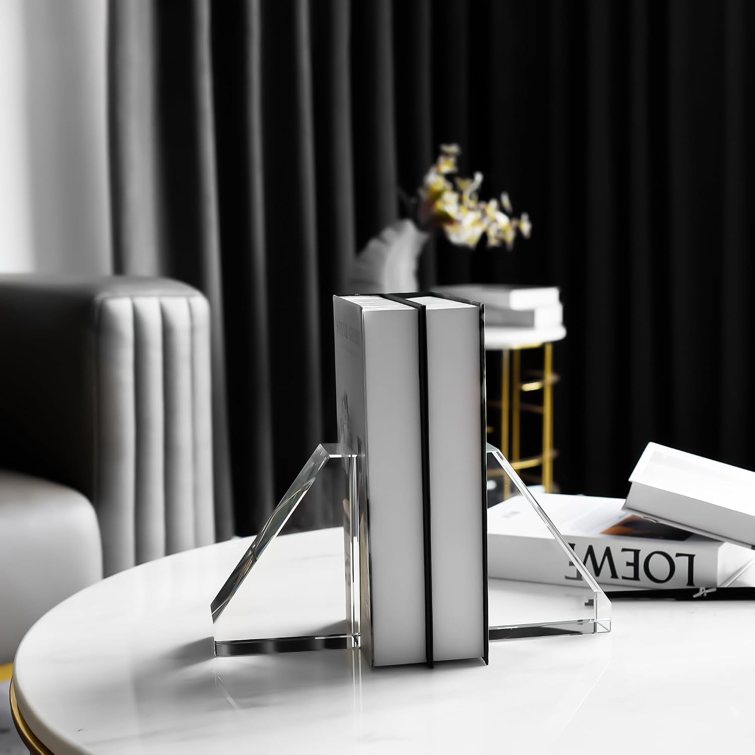 Modern Book Holders Stopper / Set of 2