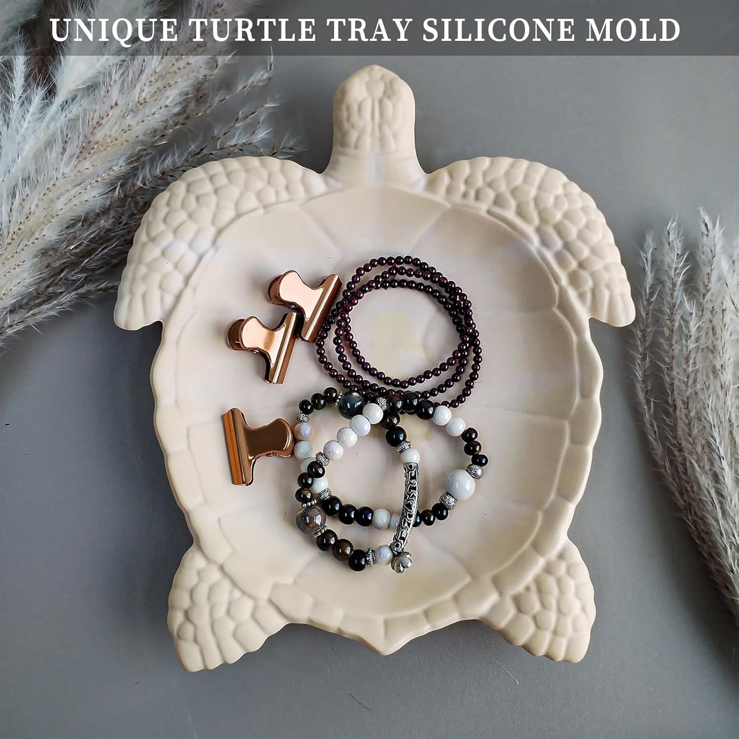 Texture Turtle Tray Resin Mold / Big Turtle Tray
