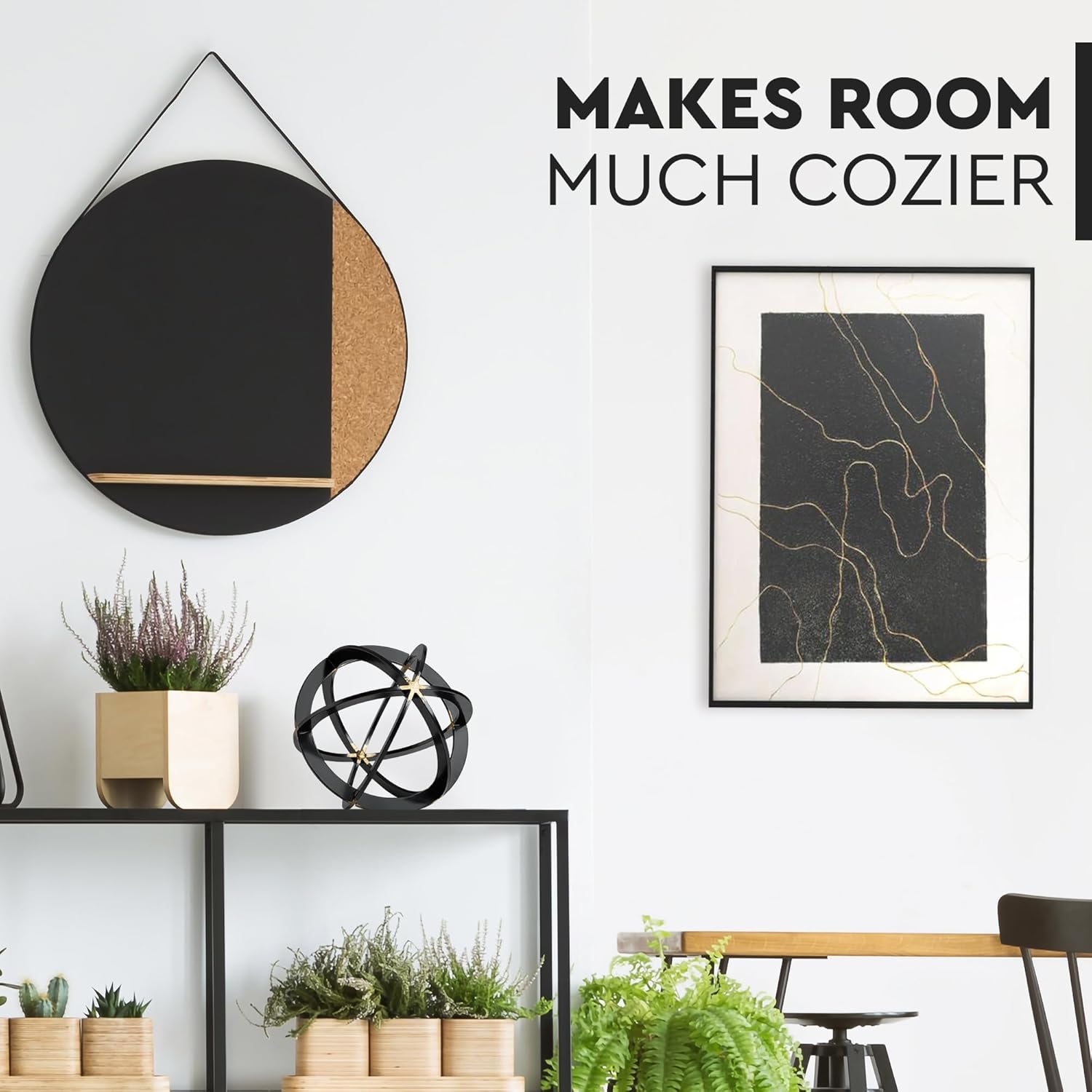Modern Decorative Balls / Black & Gold