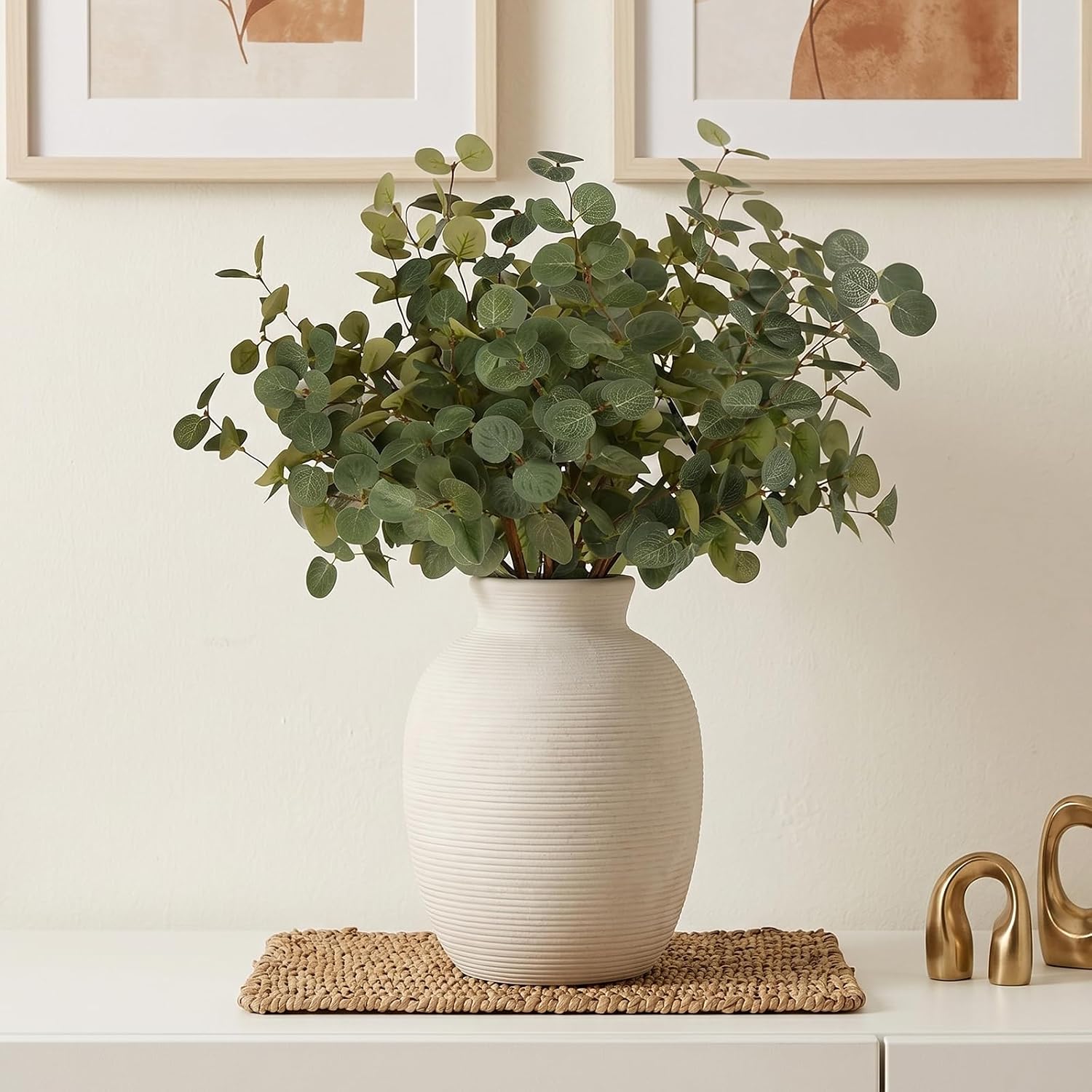 Ceramic Vase Home Decor / 1-white/8 / 8 Inch