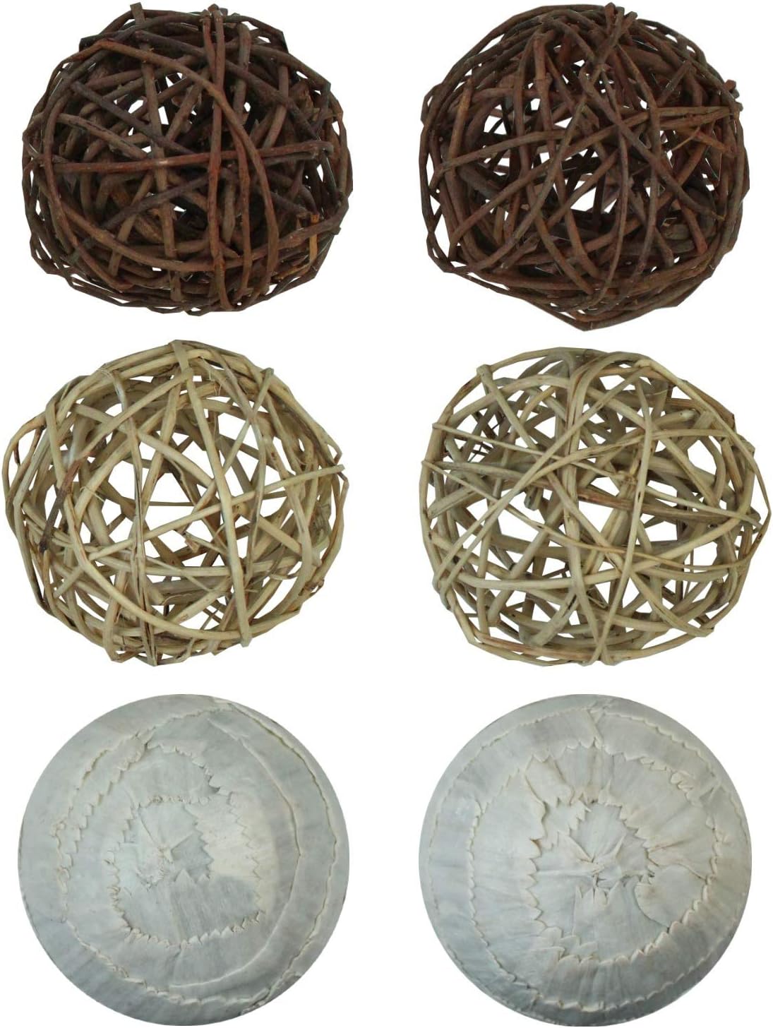 Assorted Rattan Wicker Orb
