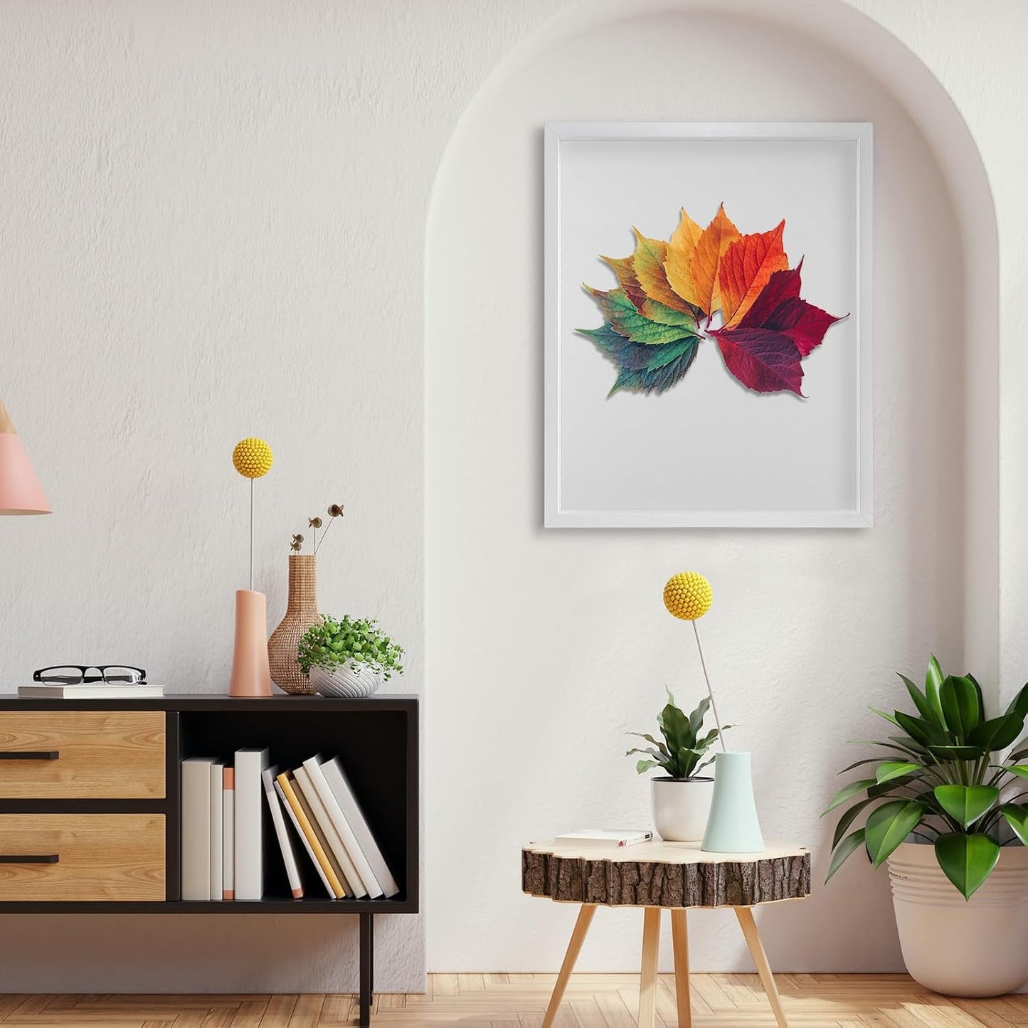 Califortree Large 16x20 Shadow Box Frame with Soft Linen Back - Memory Display Case, Shatterproof Plexiglass, 12 Push