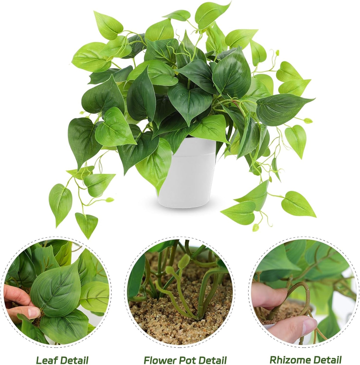 Artificial Plants Fake Pothos / 8in