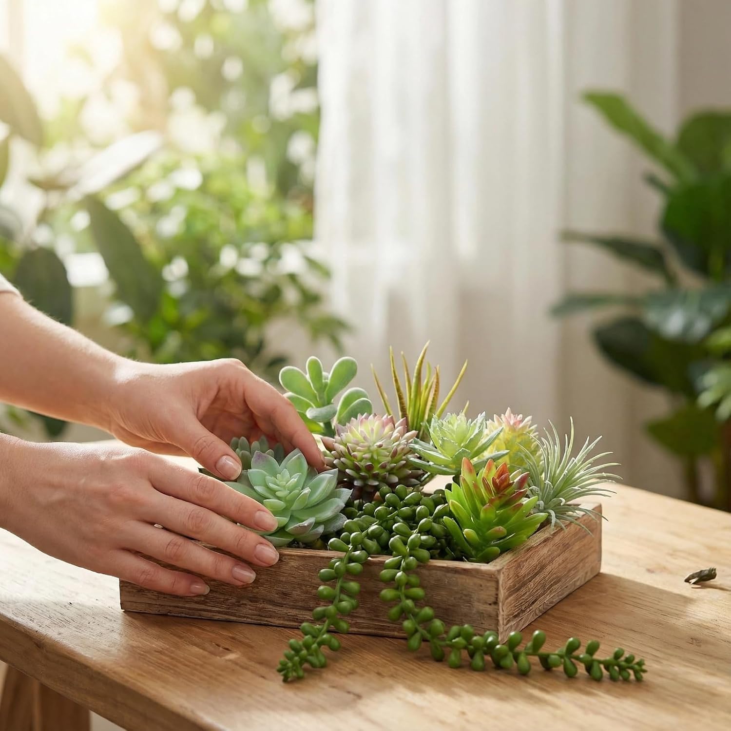 Artificial Succulent Plants / Style A16 / Set of 16