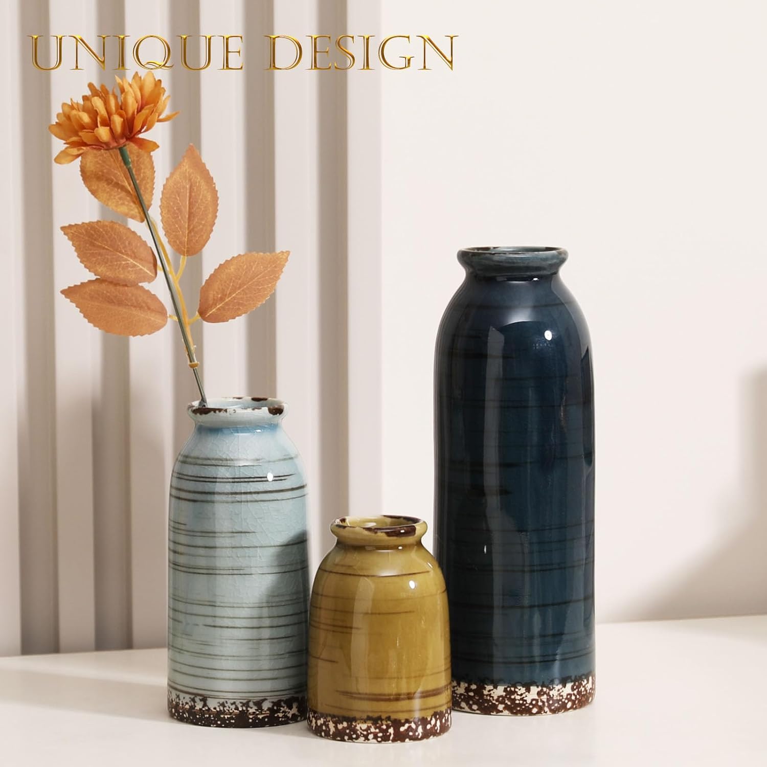 Ceramic Vase / Handcrafted Ceramic Vases / Set B / Set of 3