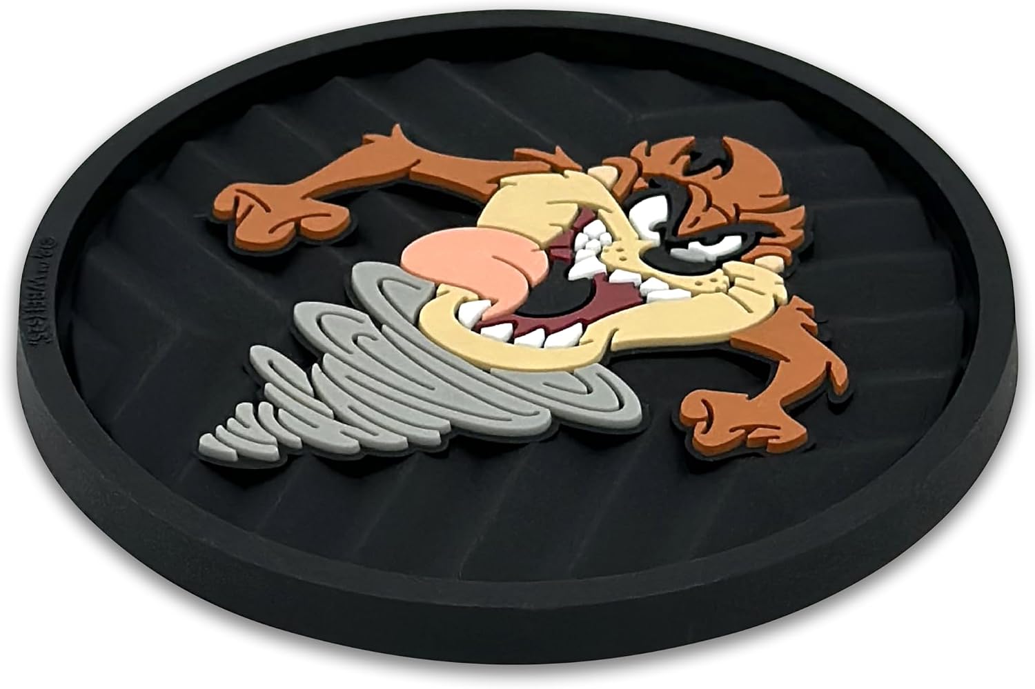 Officially Licensed Looney Tunes Tasmanian Devil Automotive 3D Textured Silicone Coasters / Taz