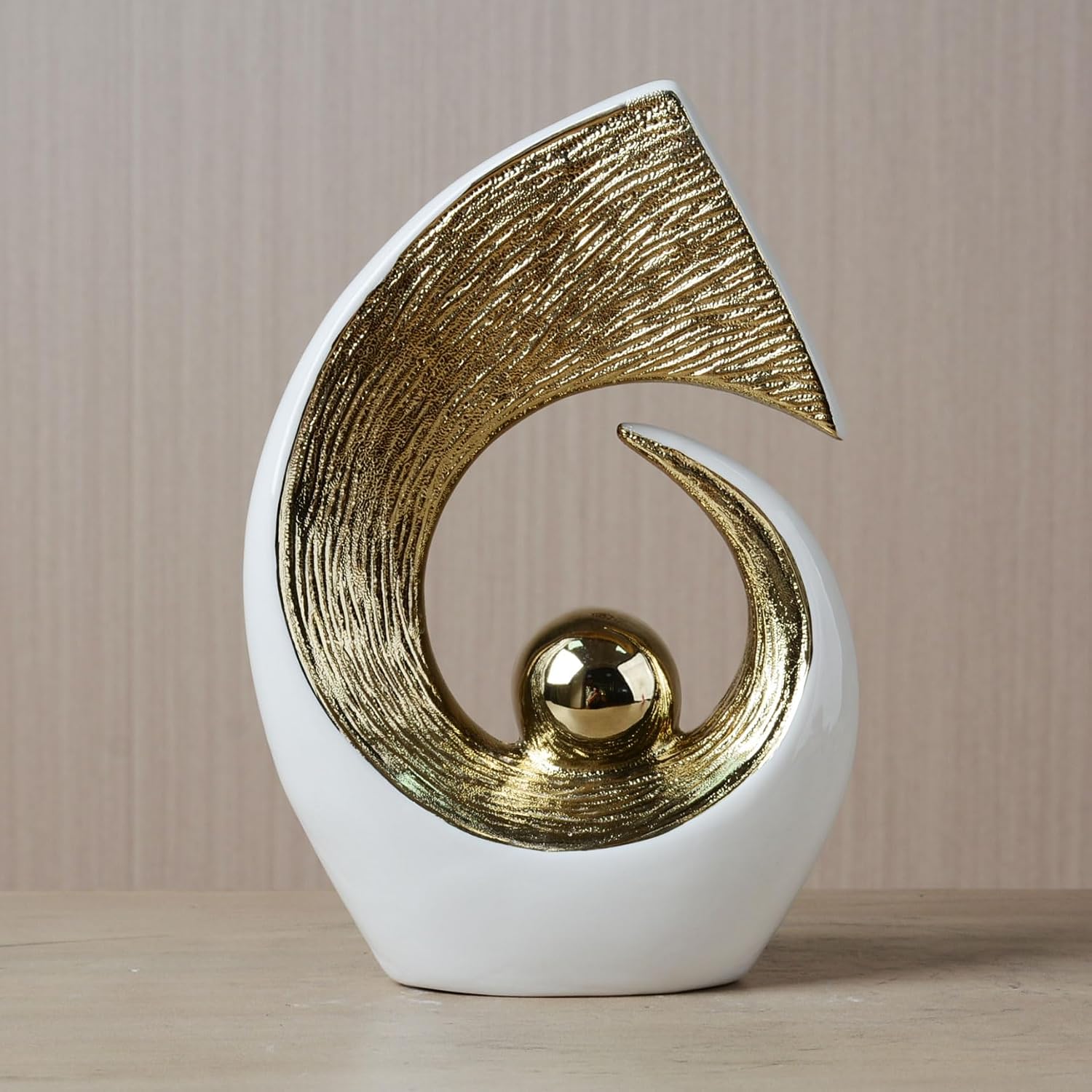 Abstract Statue Figurine Modern Art Sculpture Home Decor Ceramic Ornament Gift for Living Dining