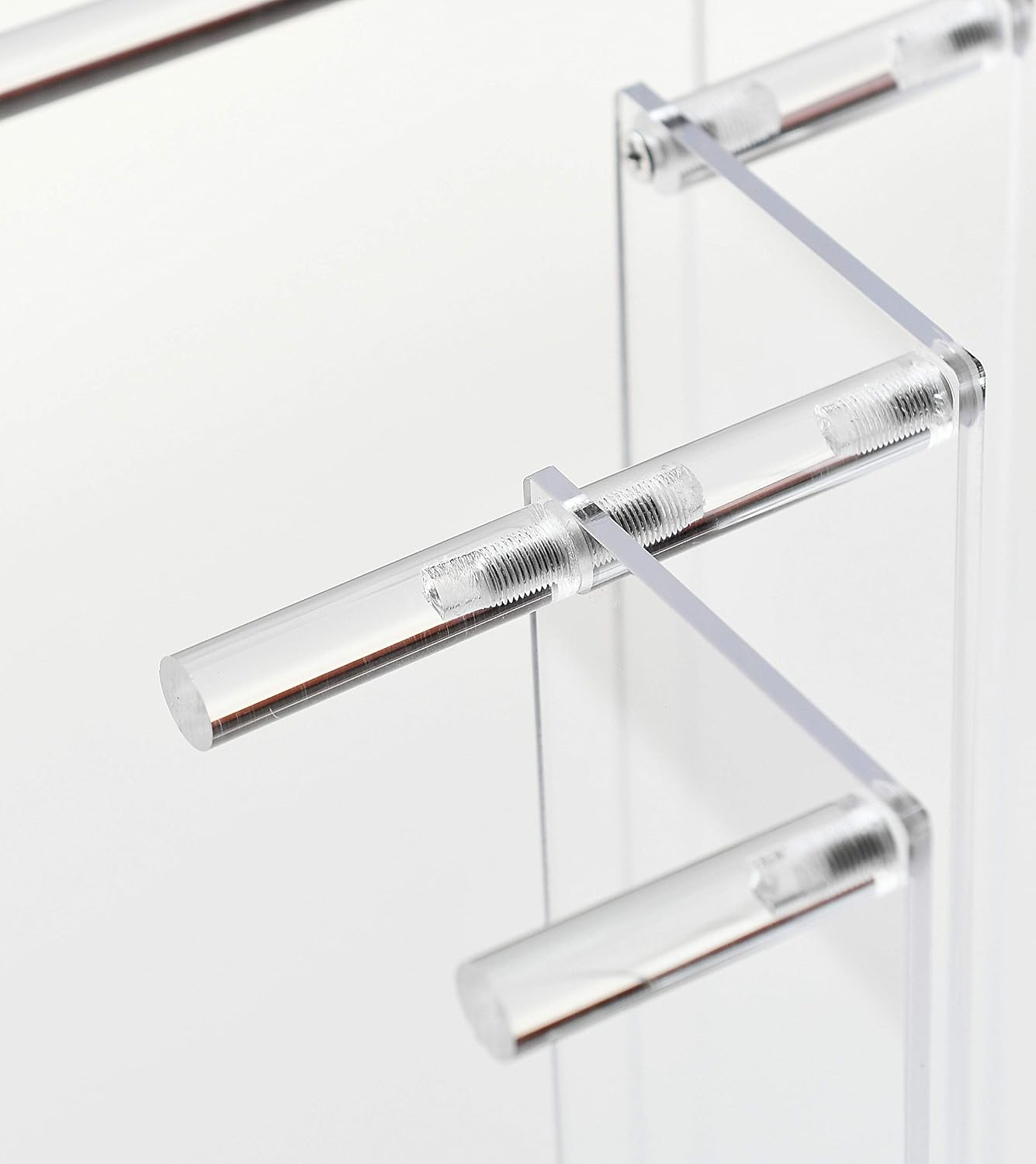 3 Steps Acrylic Display Riser Cupcake Stand Display for Decoration and Organizer / 3 Tier / Clear