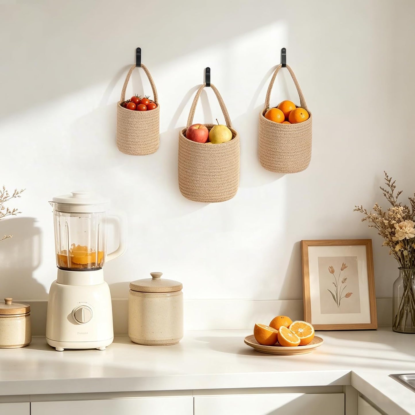 Hanging Wall Baskets / Set of 3