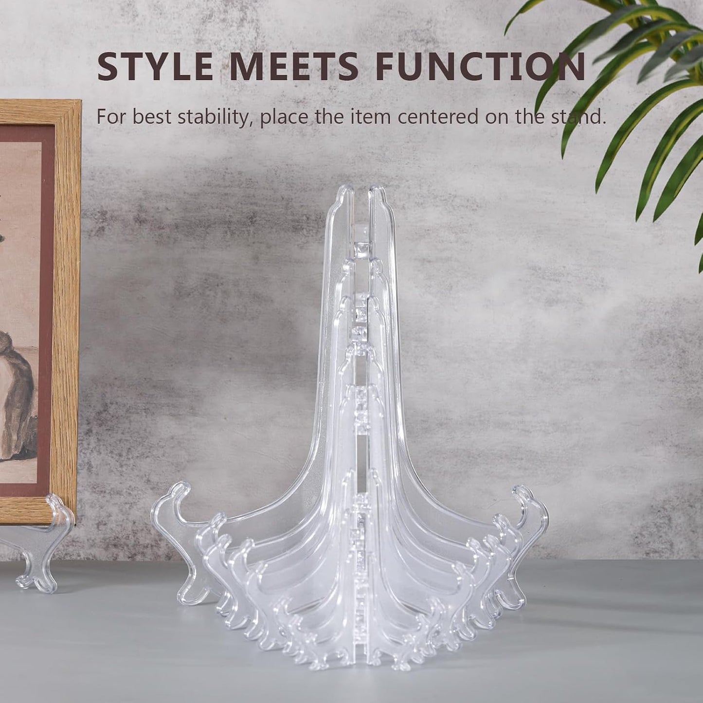 Acrylic Card Display Stands / White / 7inch