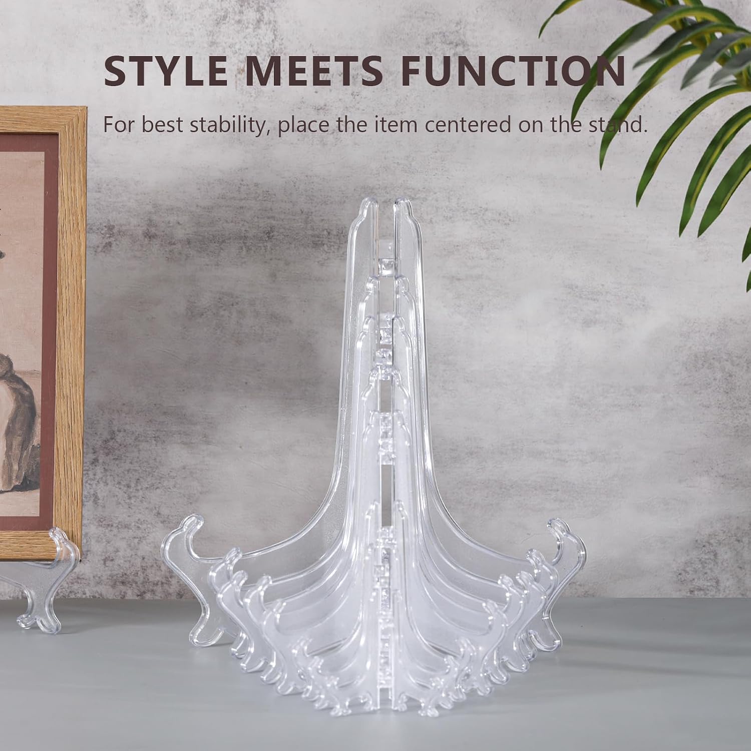 Acrylic Card Display Stands / White / 7inch