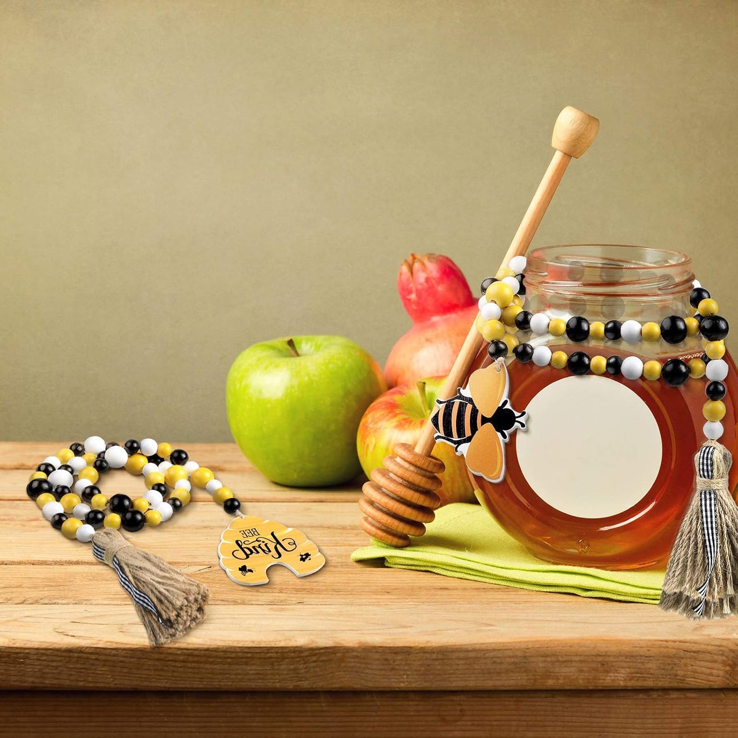 Honey Bee Baby Shower Decoration Bee Garland / Set of 2