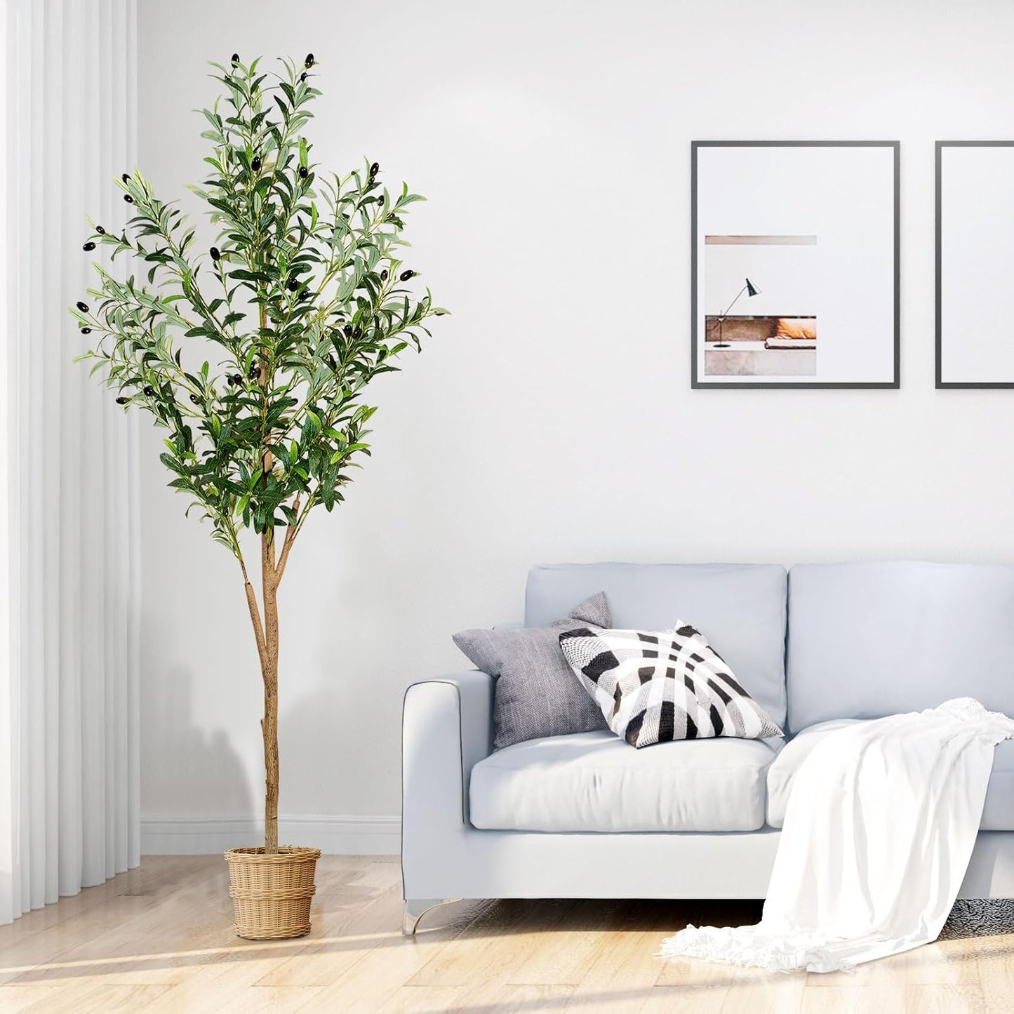 High Imitation Silk Plant Fake Olive Tree / 6 Inch