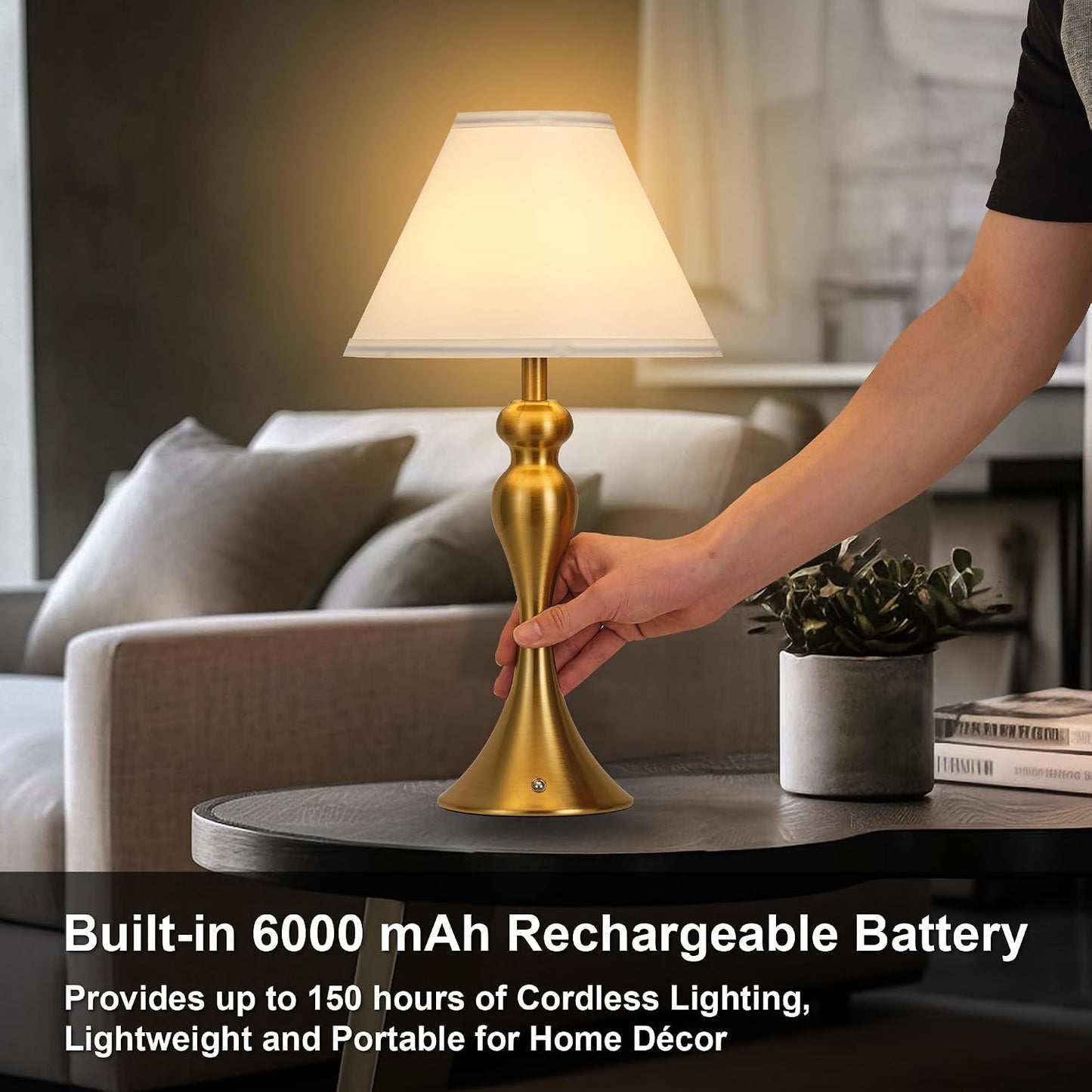 Battery Operated Lamp / Rechargeable Cordless Table Lamps