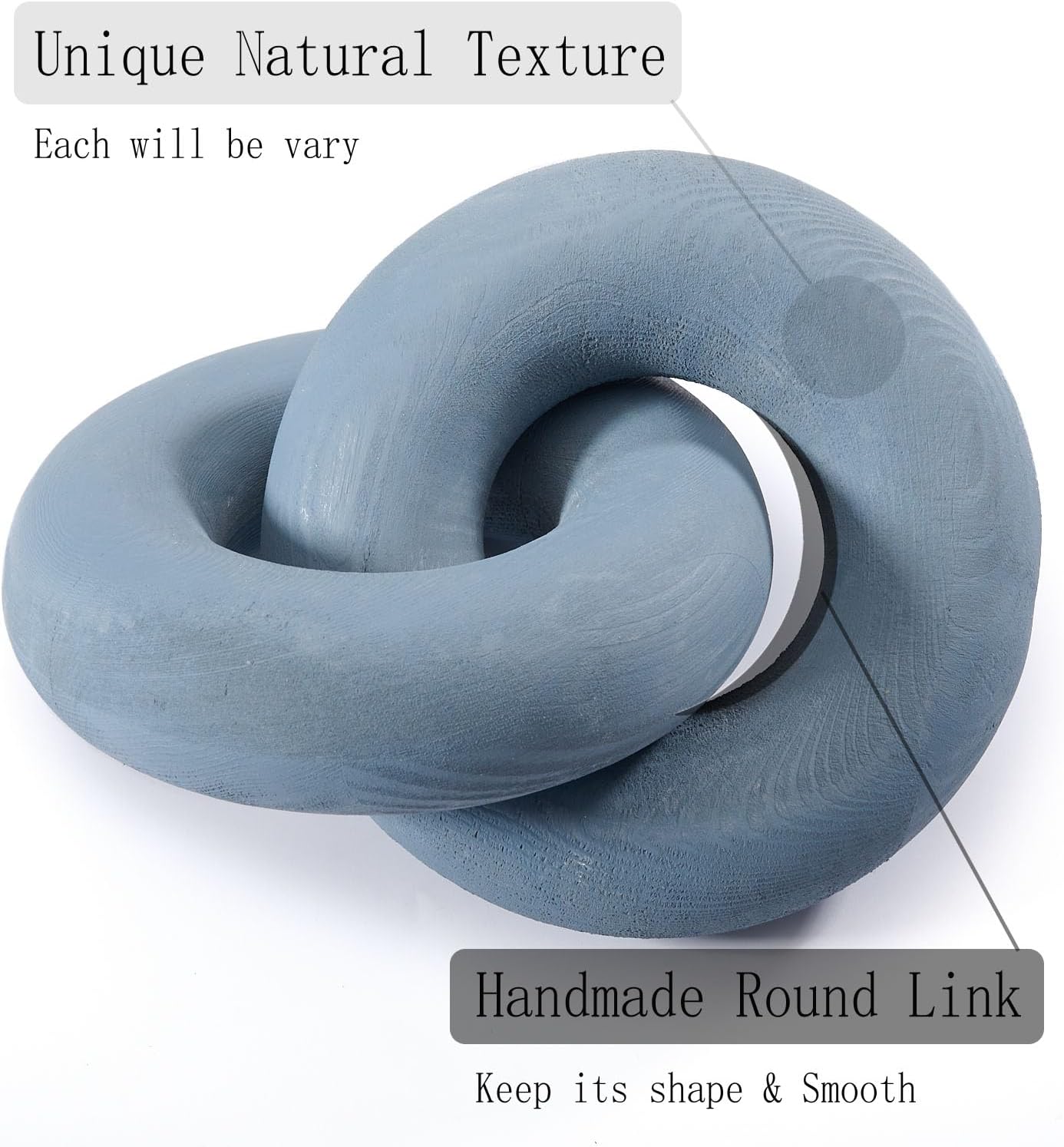 Wood Knot Decor Chain Link