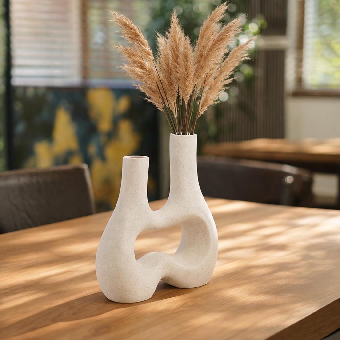 Boho Wabi-Sabi Vase / Ivory