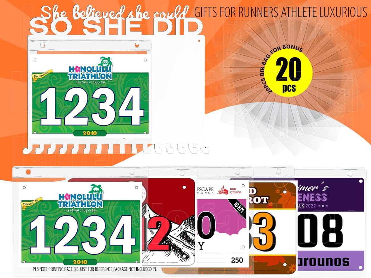 She Believed She Could SO SHE DID Race Medal Holder Wall Hanger,Marathon Medal Display and Runner Medal Hanger