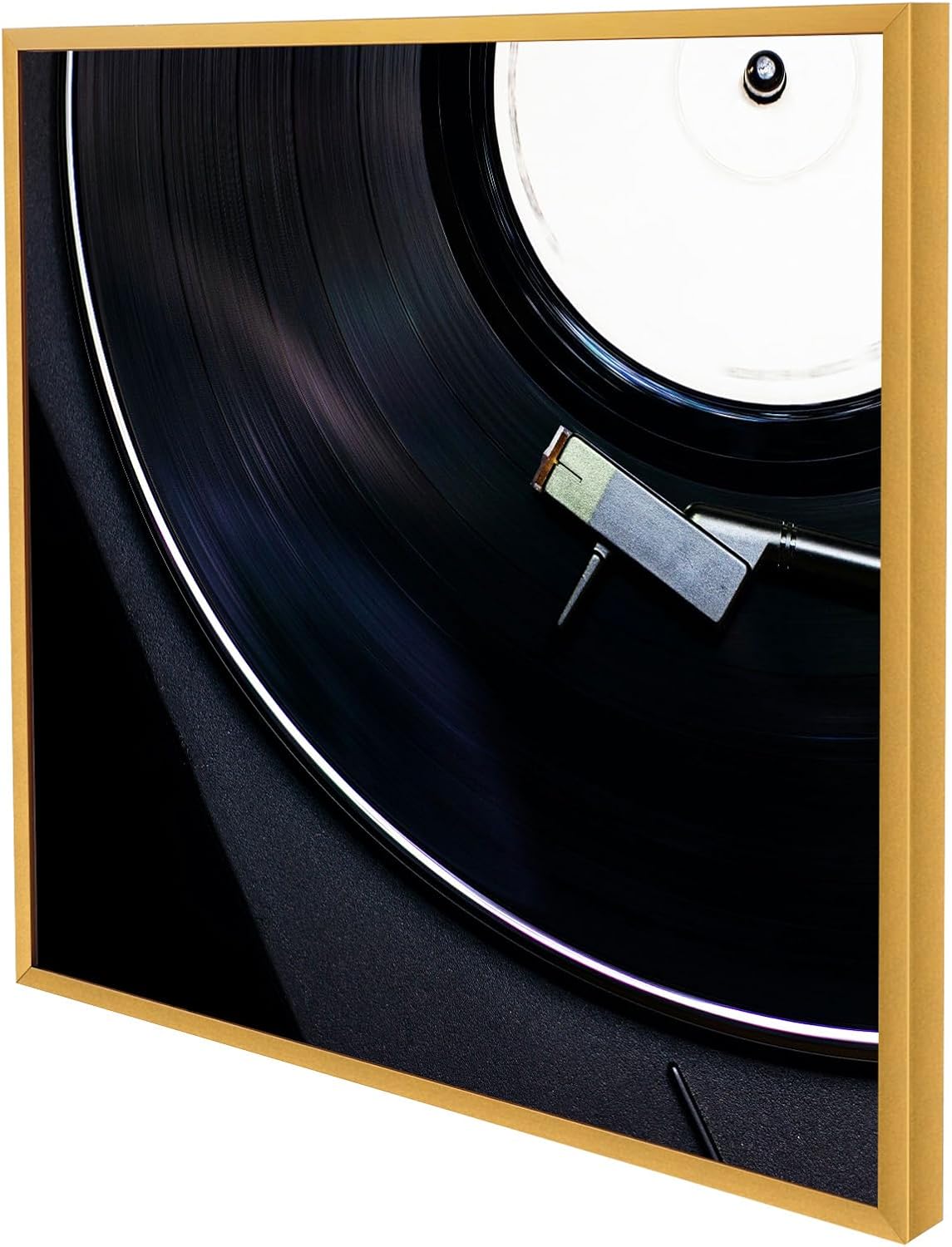 Golden State Art 12.5x12.5 Bronze Aluminum Album Frame 5 Pack | Brushed Metal Vinyl Record Frame for 12'' Album Cover