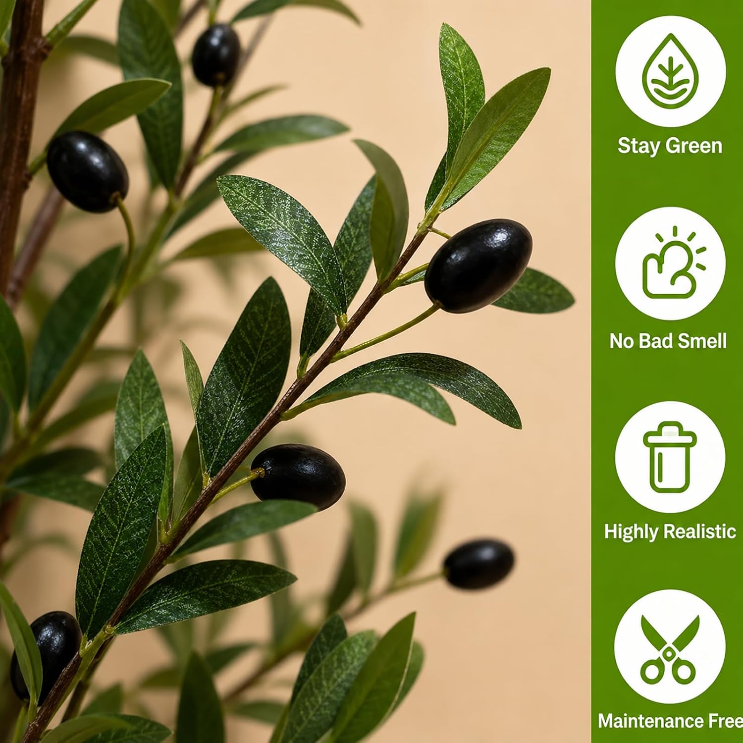 Artificial Olive Trees Plant / 6ft / 6 Inch