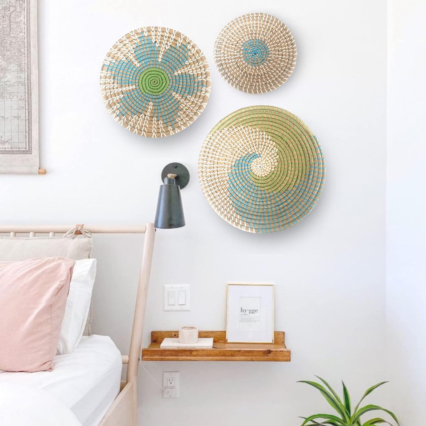 Wall Basket Decor / Beige / Set of 3