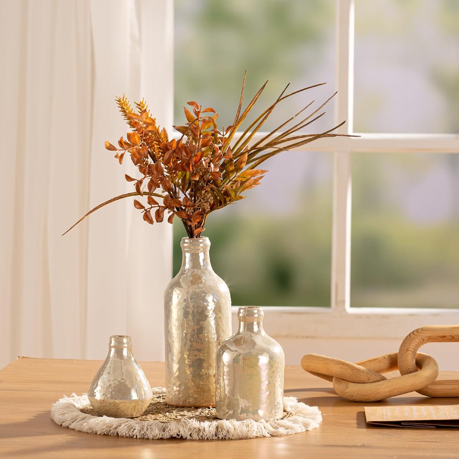 Ceramic Vase / 009-white / Set of 3