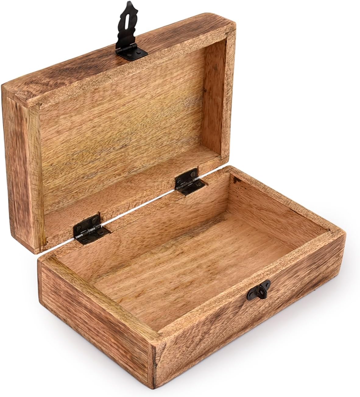 Handmade Mango Wood Tree of Life Engraving Beautifully Keepsake Box Jewellery Organiser Unique Gift