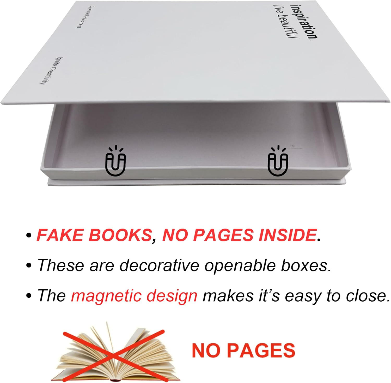 Fake Faux Books for Chic Trendy Home Decor / Stockholm