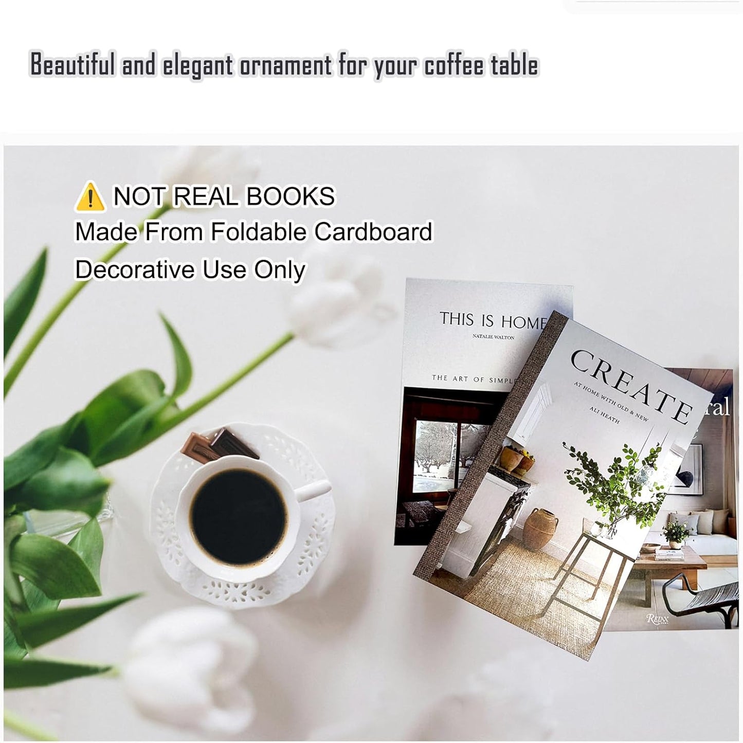 Faux Decorative Books / This Is Home