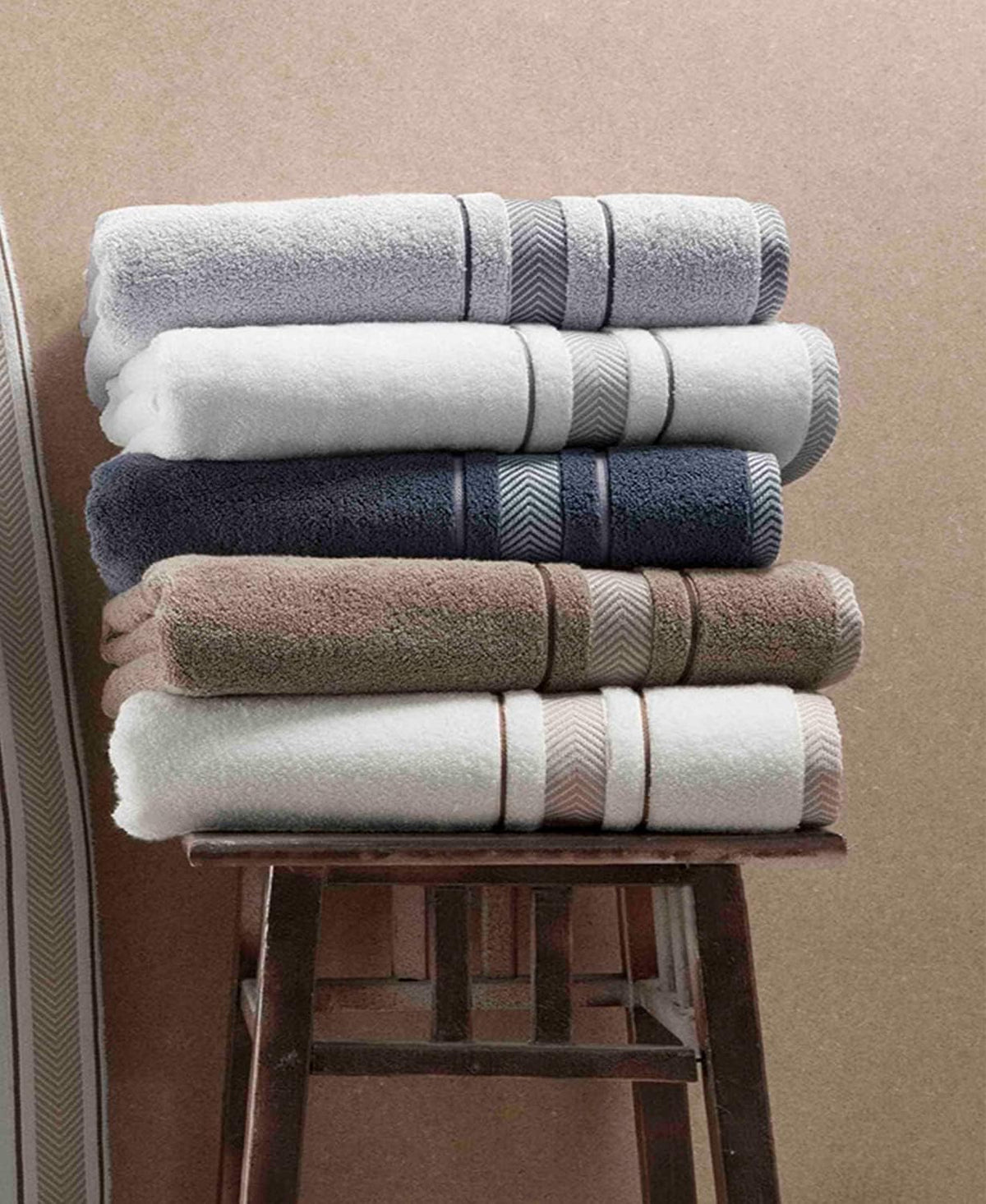 Bath Towels Set for Bathroom – Luxury 6-Piece Cotton Towels, Soft Absorbent & Quick Dry, 600 GSM Bath Towels for