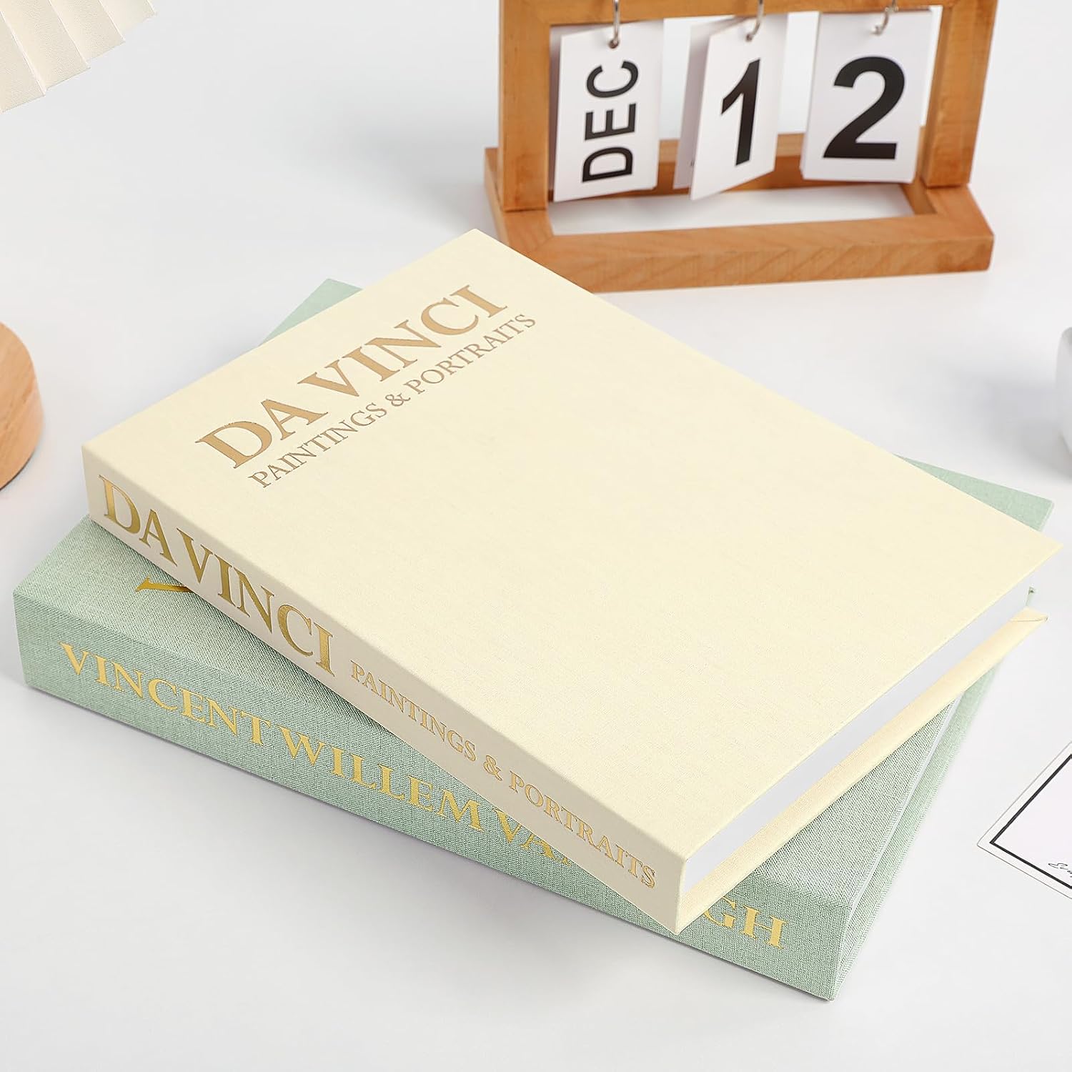 Faux Book Storage Boxes / Set of 2