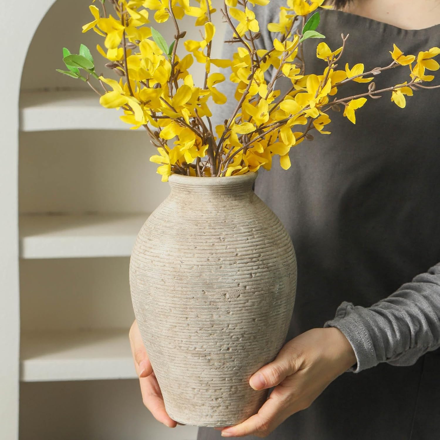 Ceramic Flower Vase Home Decor / Retro-9