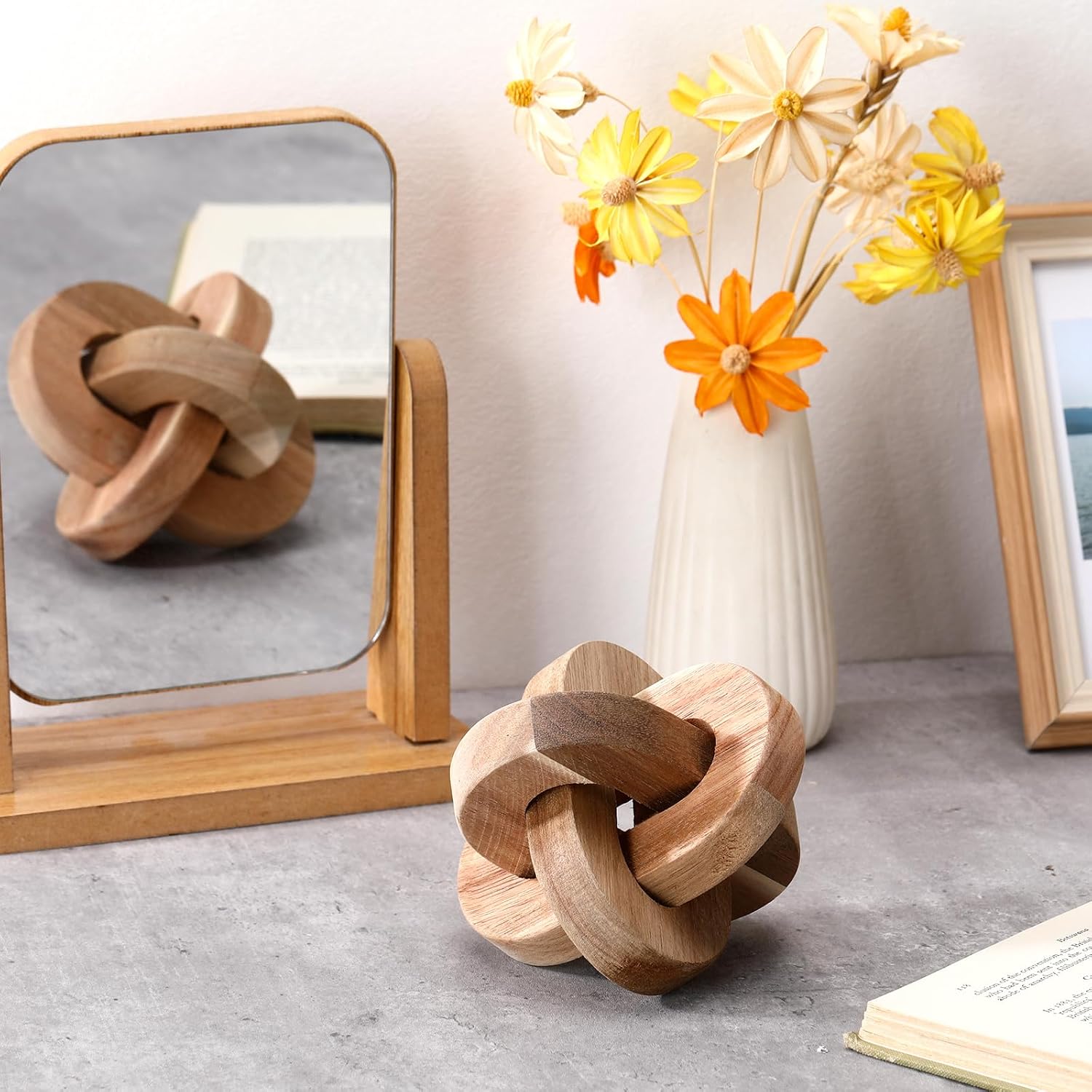 Boho Chain Link Decor / Wooden / Classic