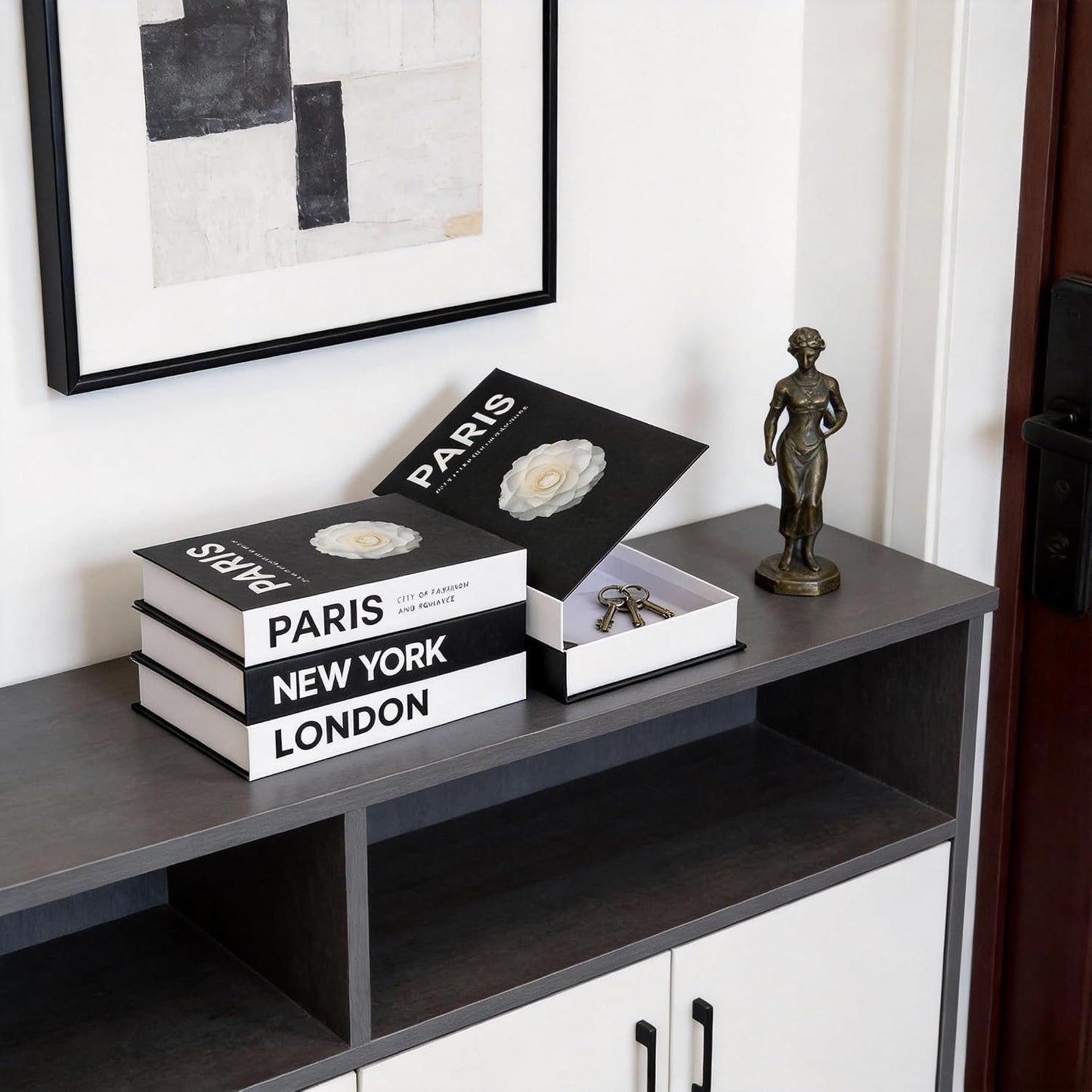 Elegant Faux Books for Decoration / Set of 3