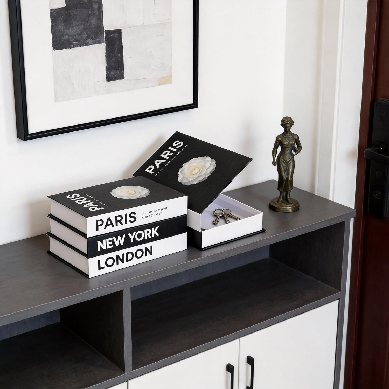 Elegant Faux Books for Decoration / Set of 3