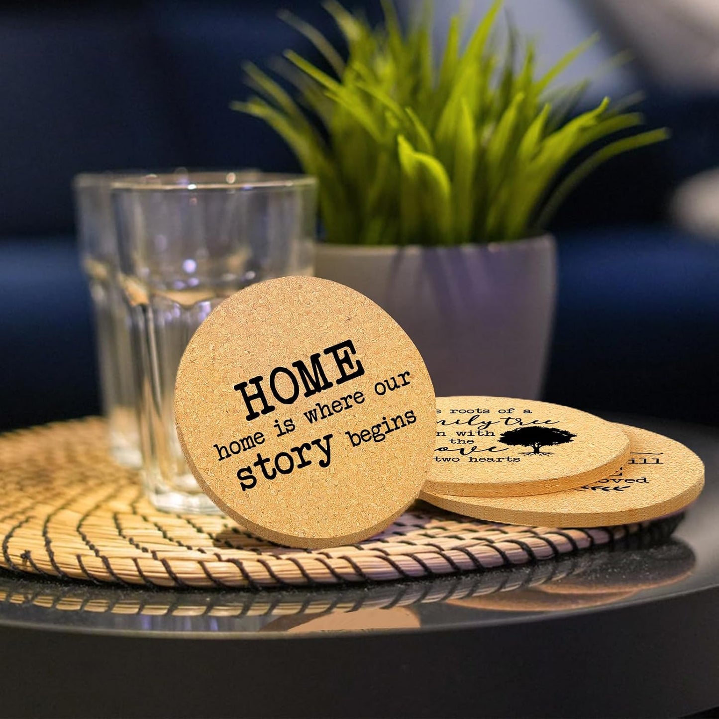 Holder / Coasters for Drinks / Home&love / Set of 6