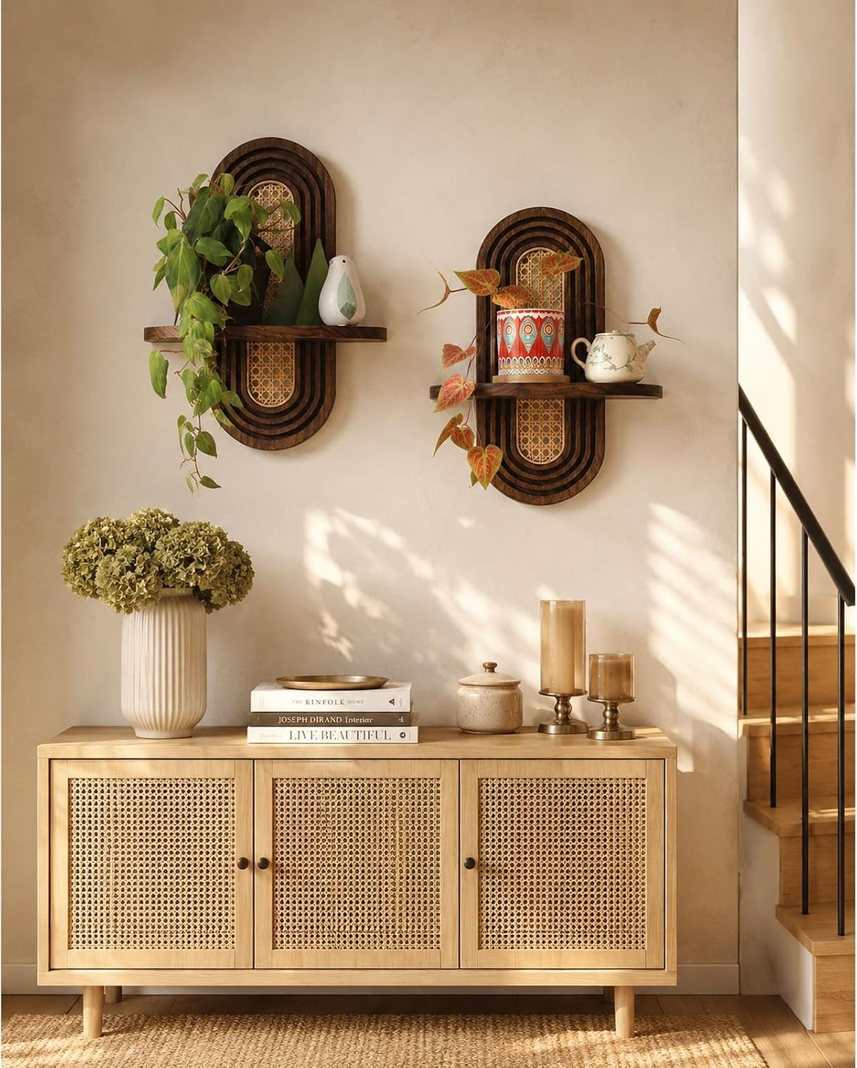 Boho Floating Shelves / Brown