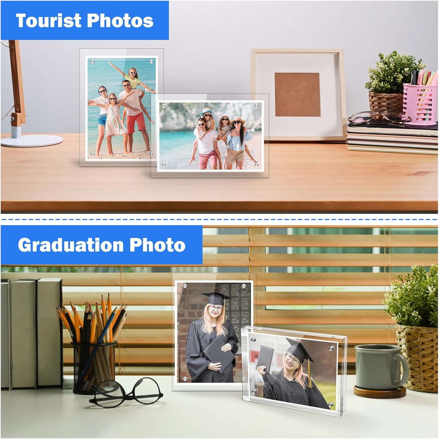 Acrylic Picture Frame / 4 x 6 / Clear