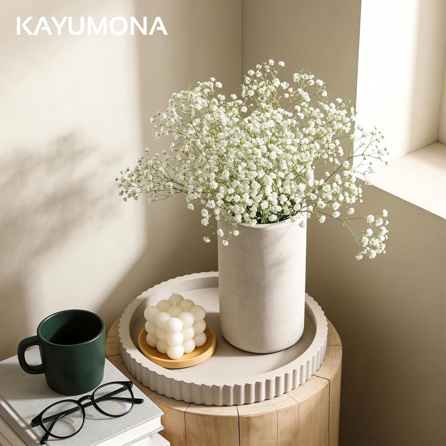 Modern Decorative Tray / Gray Beige