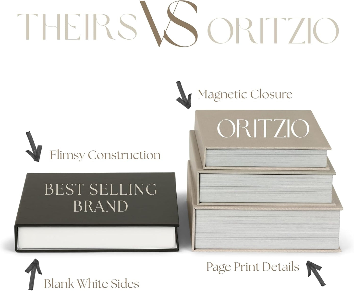 9 Faux Books / Neutral